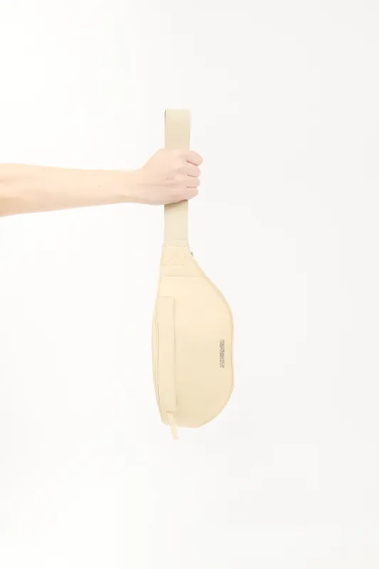 Leather La Banane Meunier Belt Bag made by Jacquemus