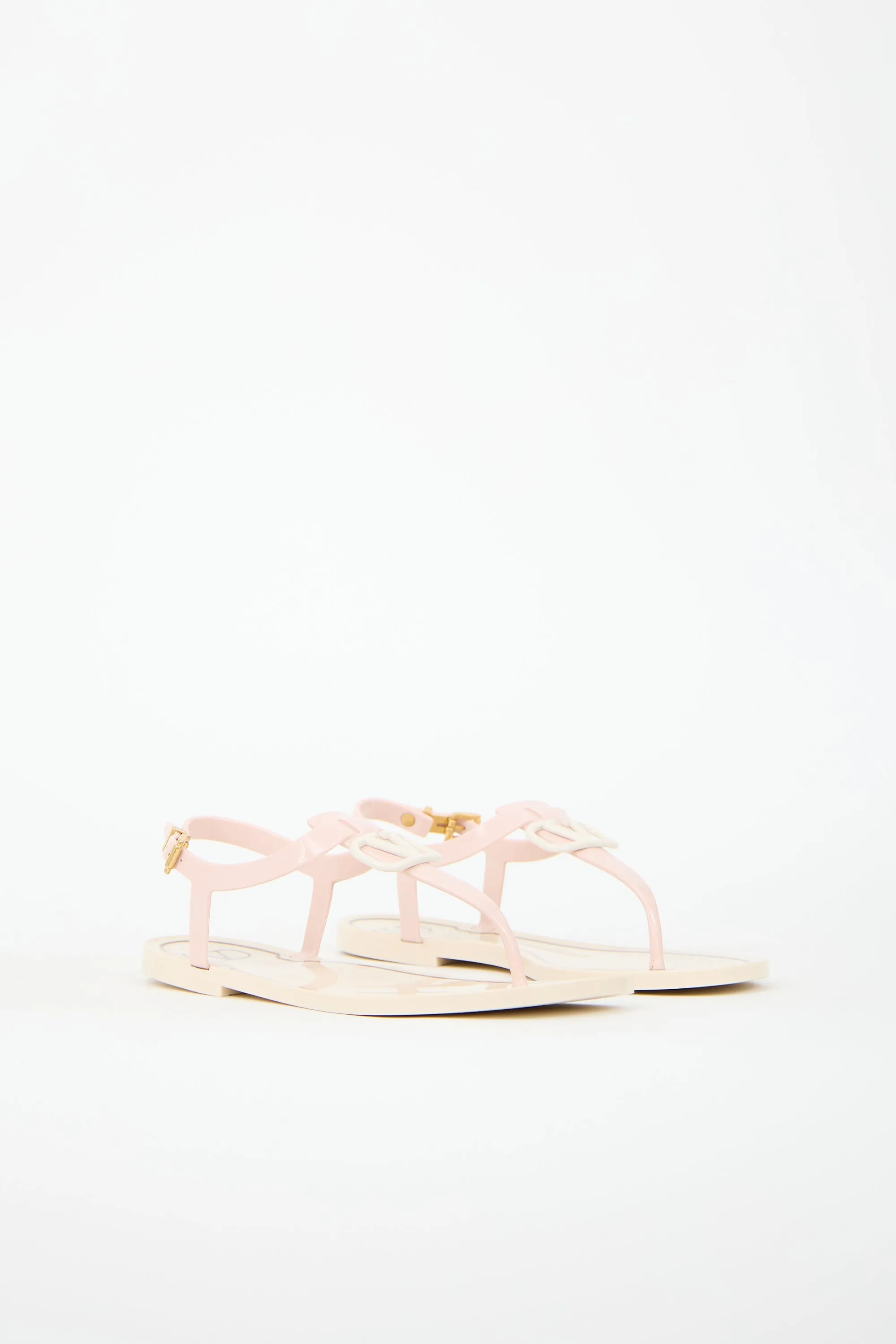 PVC Vlogo T-Strap Sandal sold by VSP Consignment product image thumbnail 3