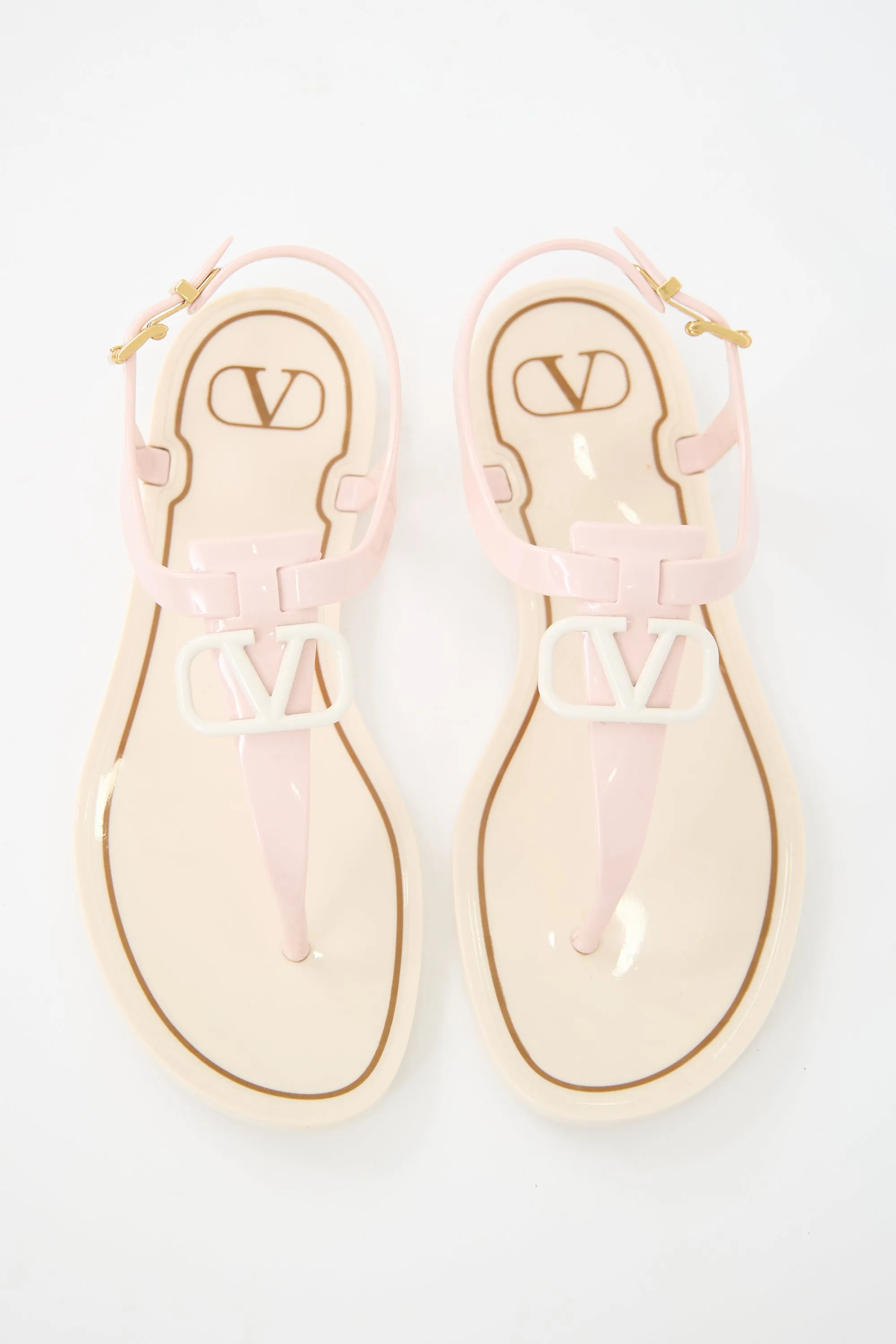 PVC Vlogo T-Strap Sandal sold by VSP Consignment product image thumbnail 2