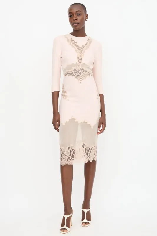 Lace Panel Dress sold by VSP Consignment