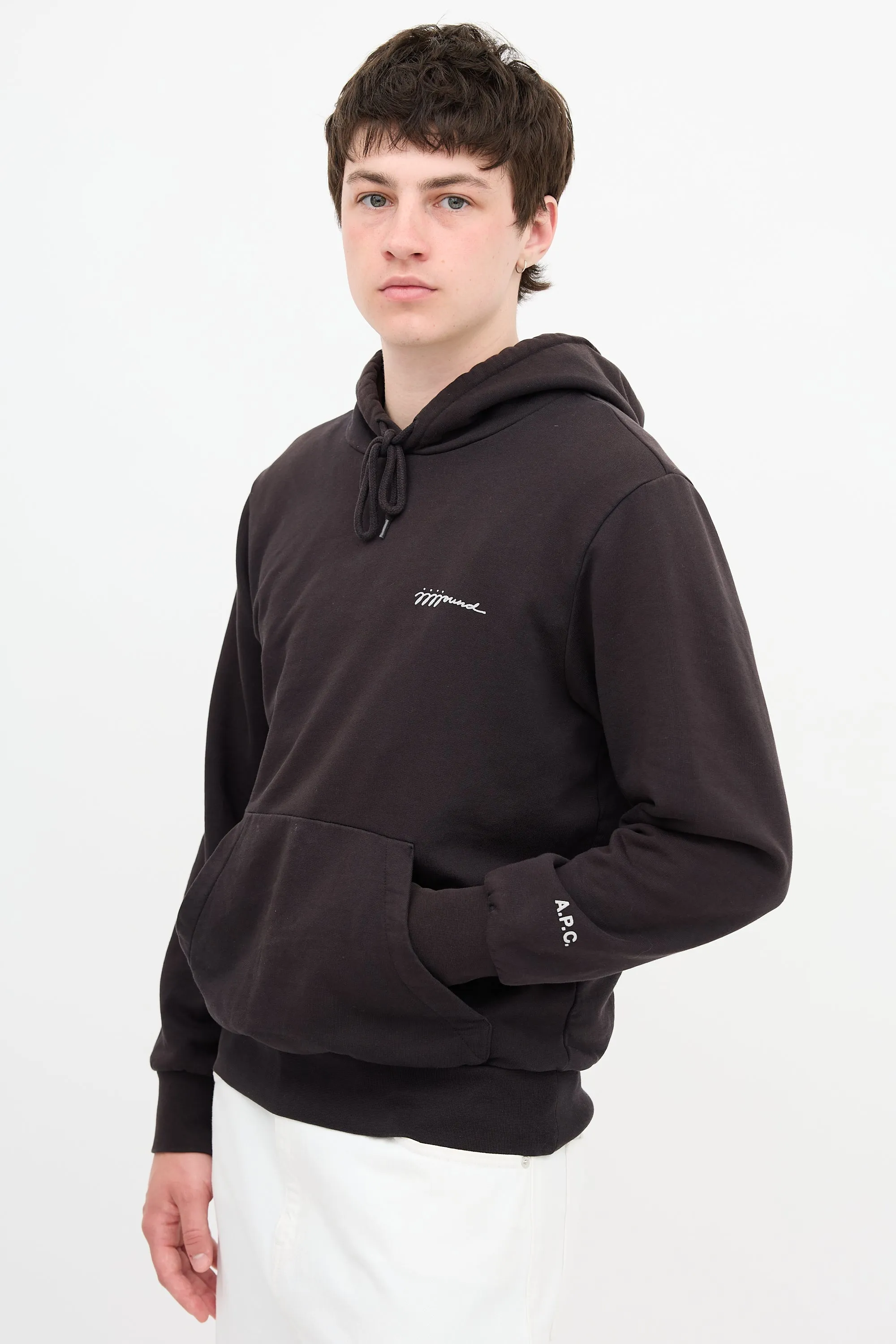 X JJJJound Logo Hoodie sold by VSP Consignment product image thumbnail 2