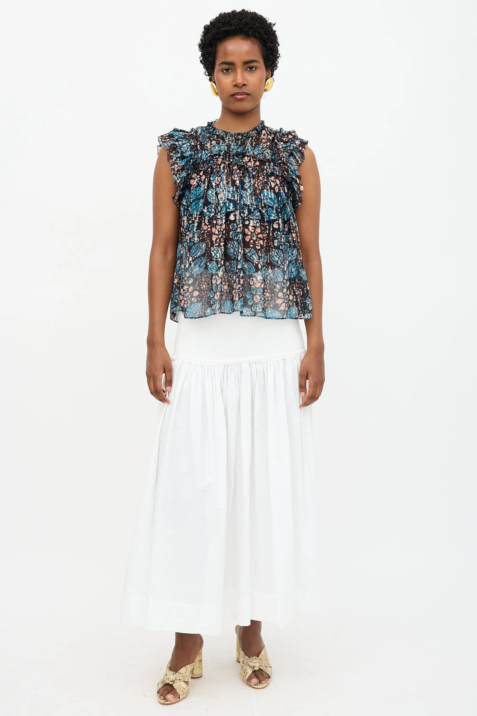 Silk Printed Top sold by VSP Consignment product image thumbnail 2