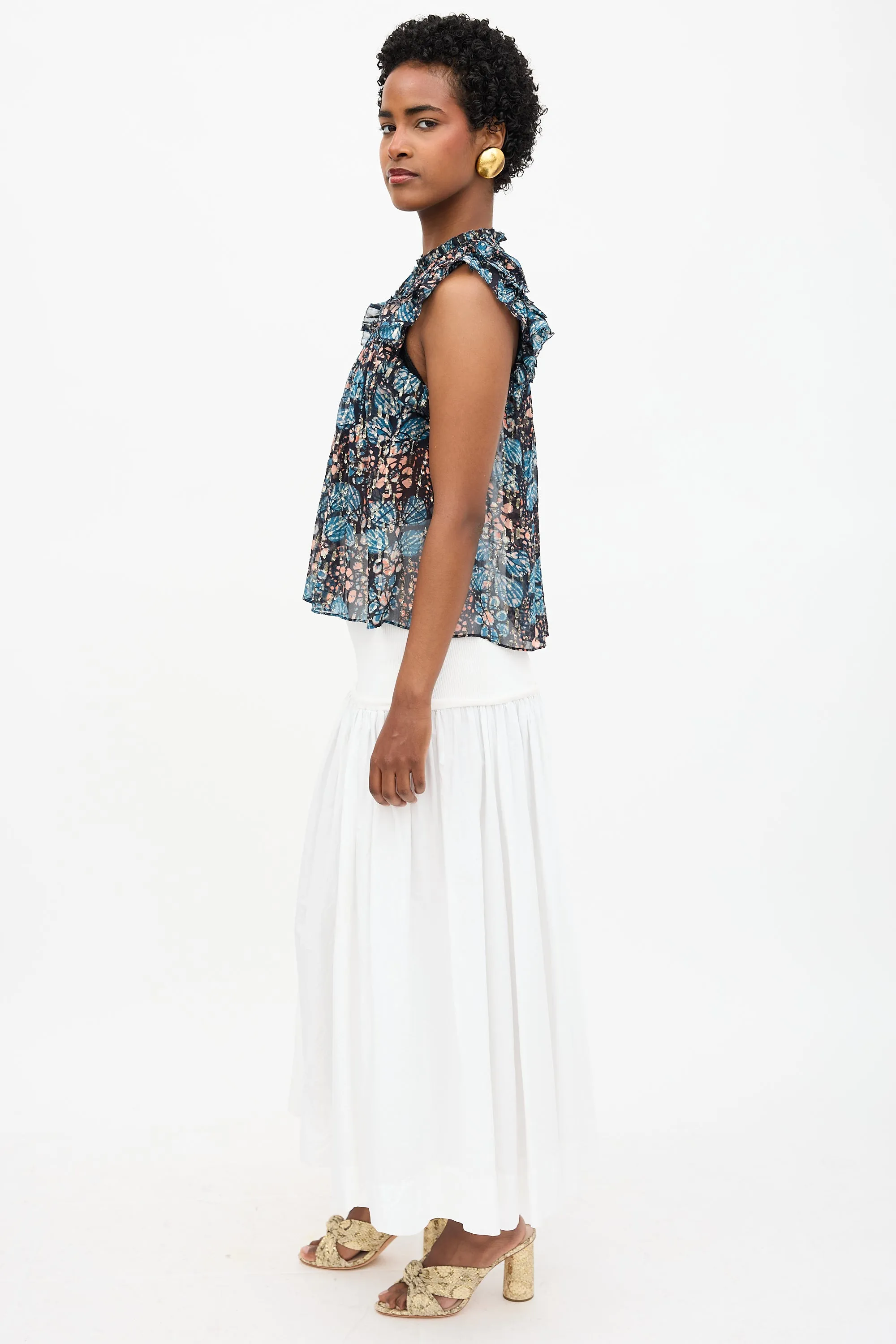 Silk Printed Top sold by VSP Consignment product image thumbnail 4
