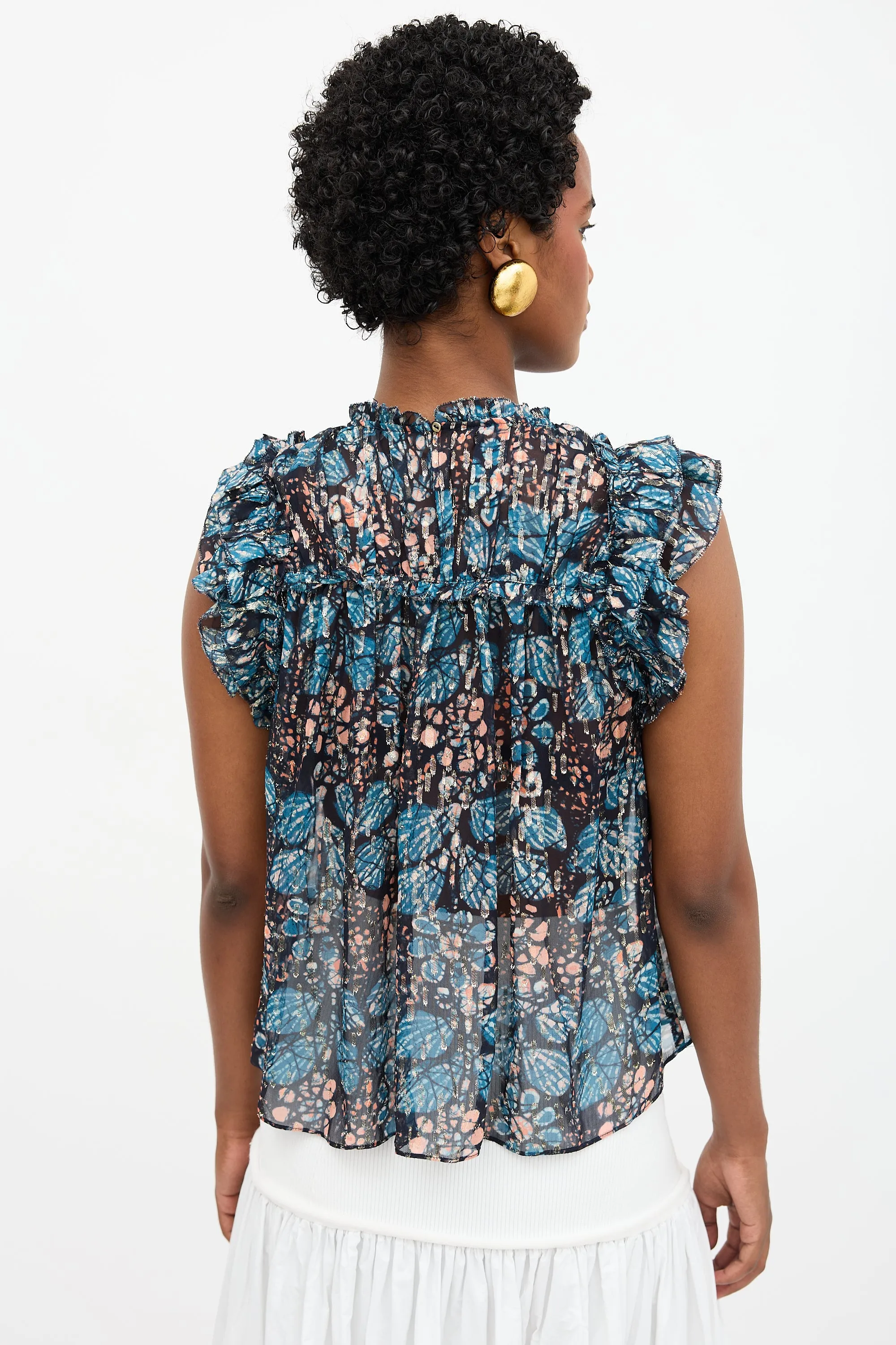 Silk Printed Top sold by VSP Consignment product image thumbnail 5