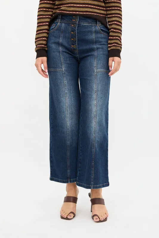 High Waist Billie Jeans made by Ulla Johnson