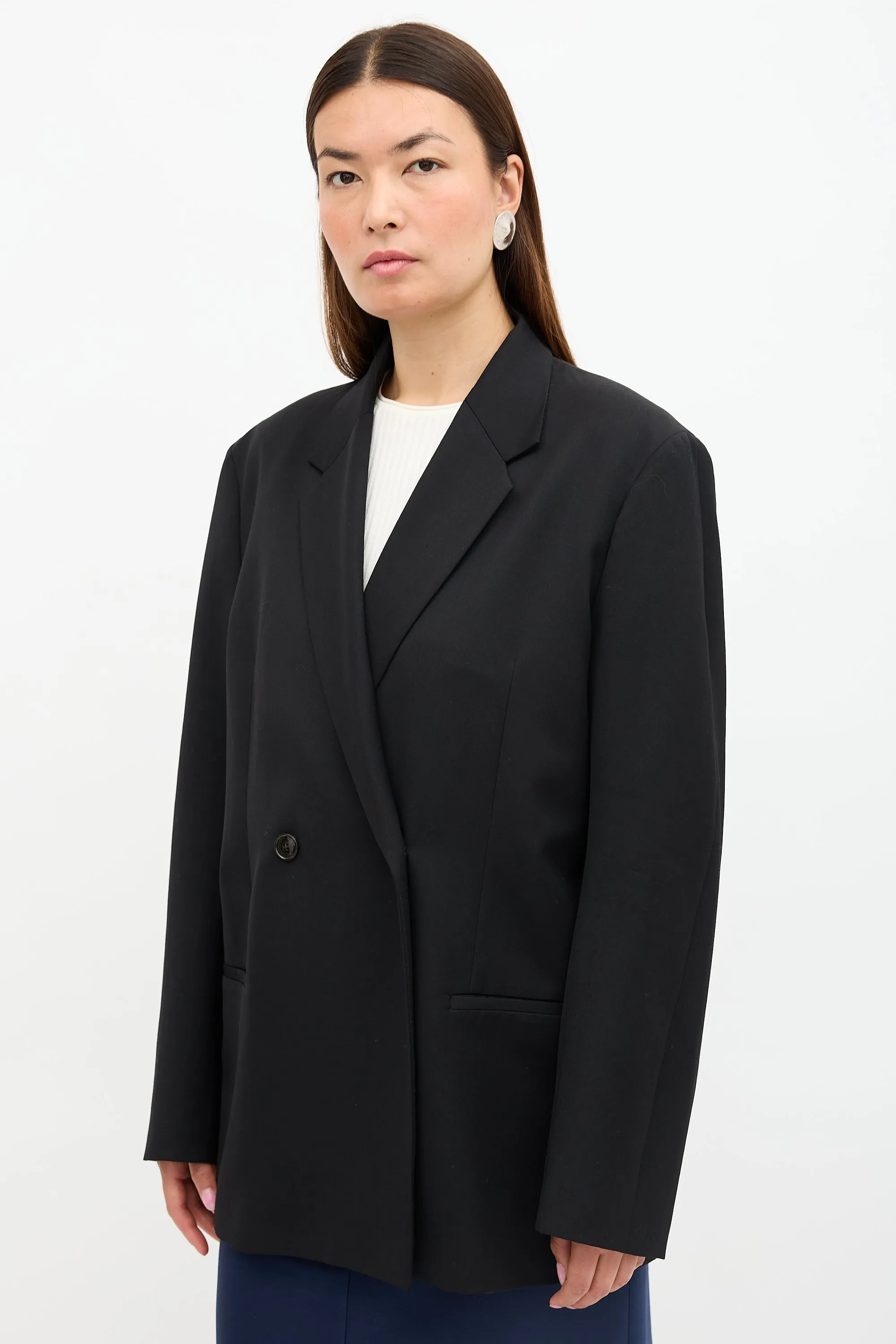 Wool Oversized Blazer sold by VSP Consignment product image thumbnail 3