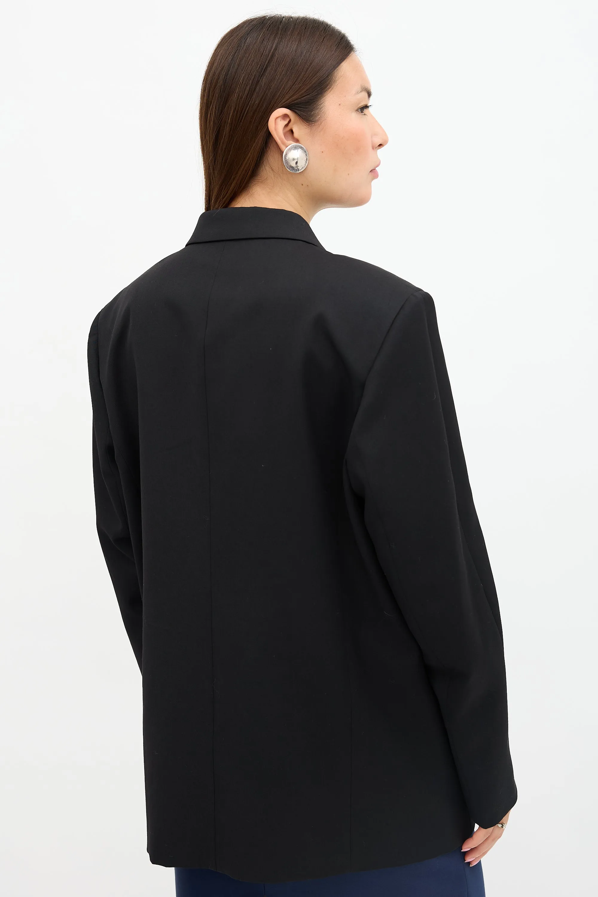 Wool Oversized Blazer sold by VSP Consignment product image thumbnail 4