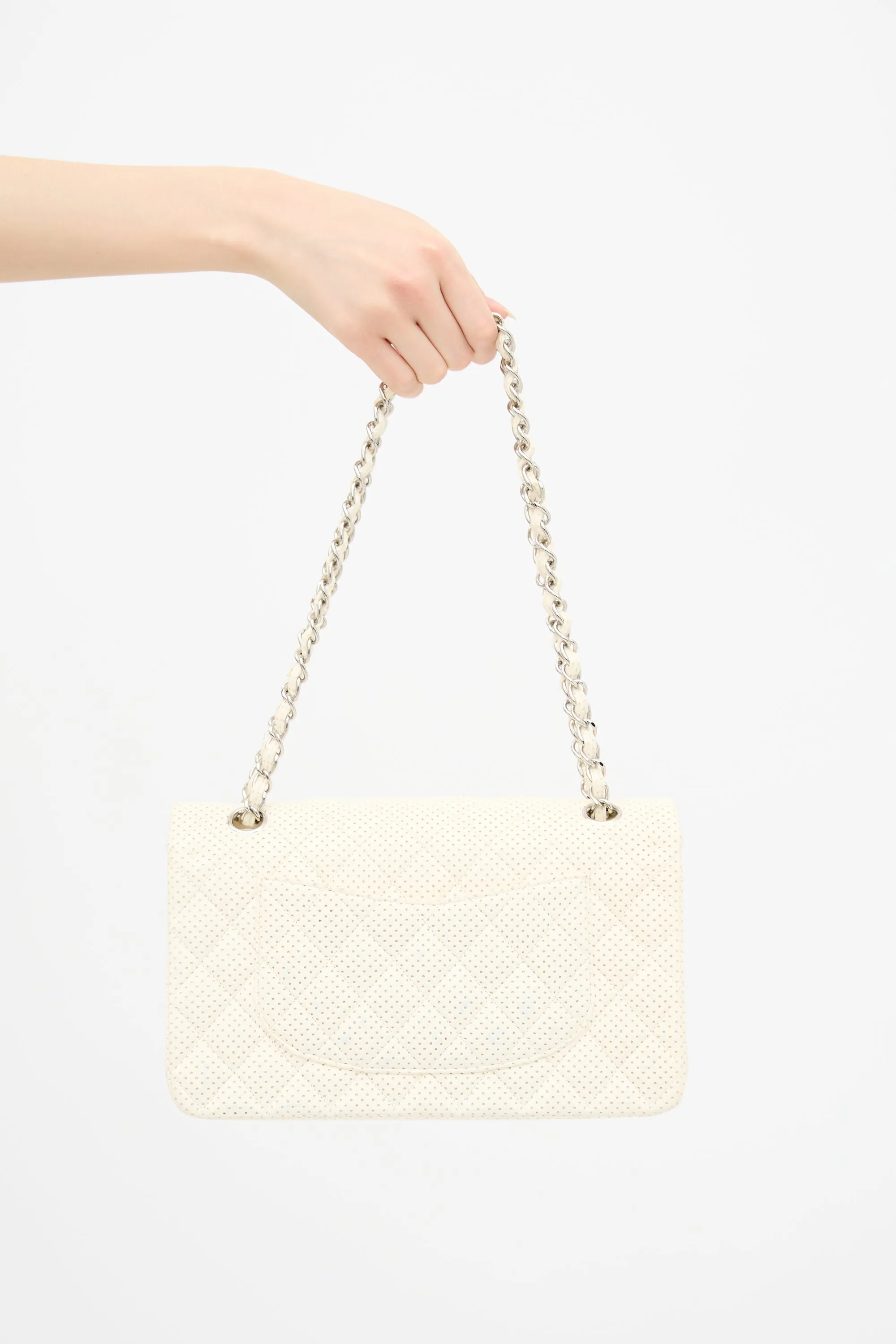 Perforated Leather East West Bag sold by VSP Consignment product image thumbnail 4