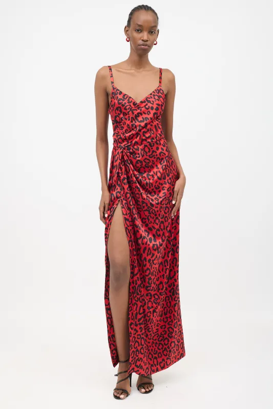 Silk Printed Dress sold by VSP Consignment