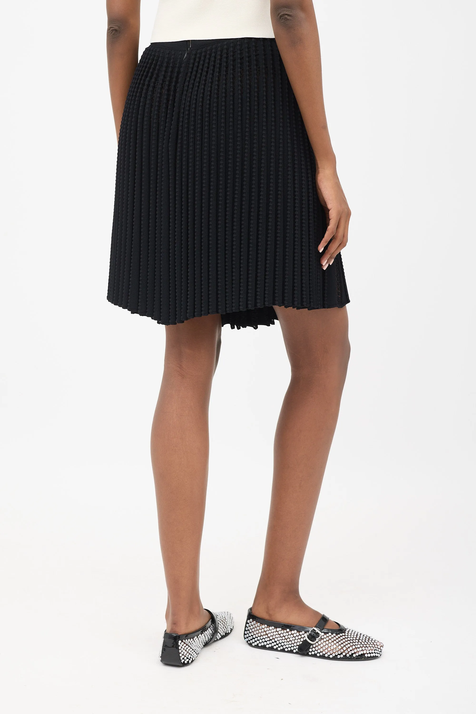Open Knit Pleated Skirt sold by VSP Consignment product image thumbnail 4