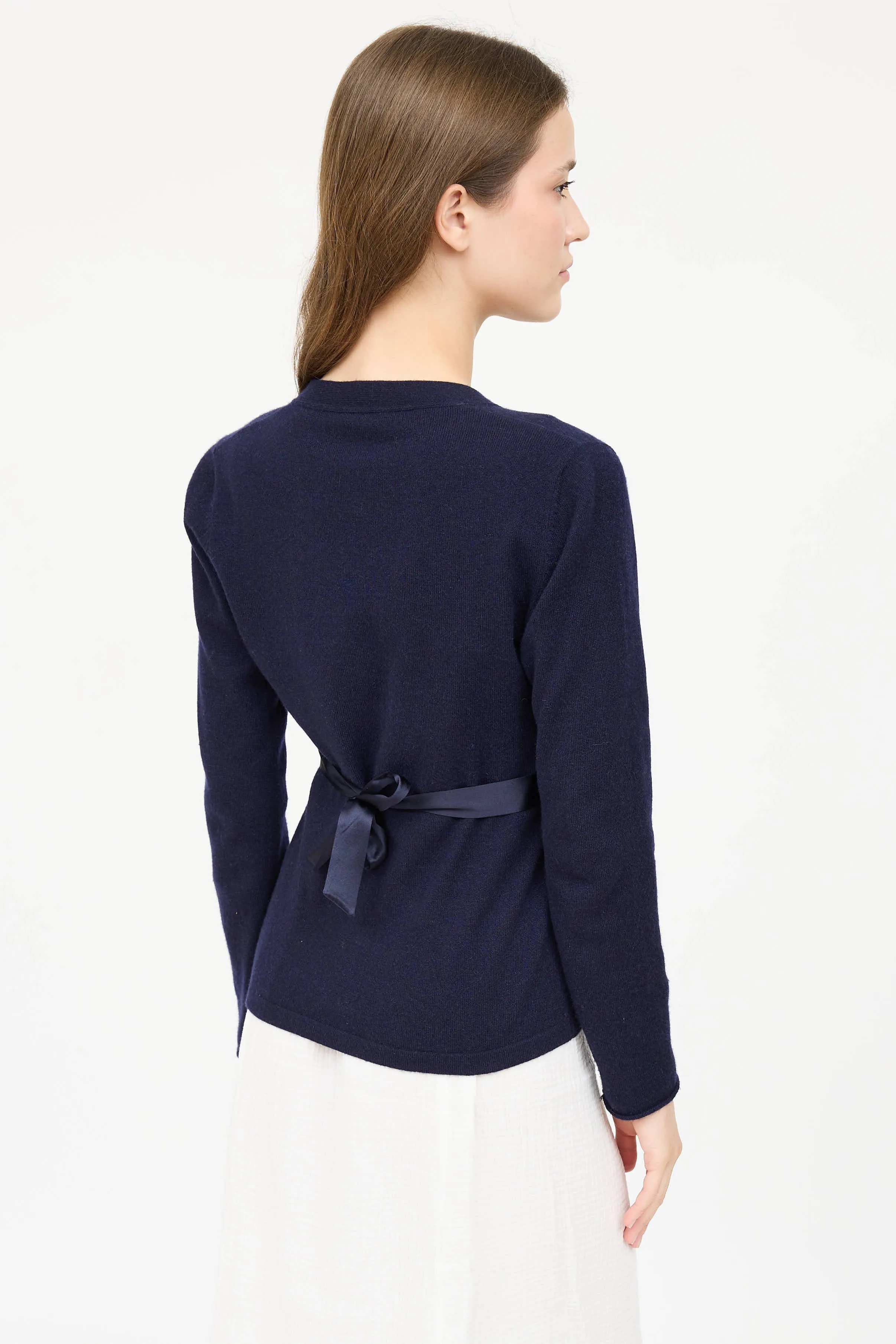 Cashmere Tie Cardigan sold by VSP Consignment product image thumbnail 4