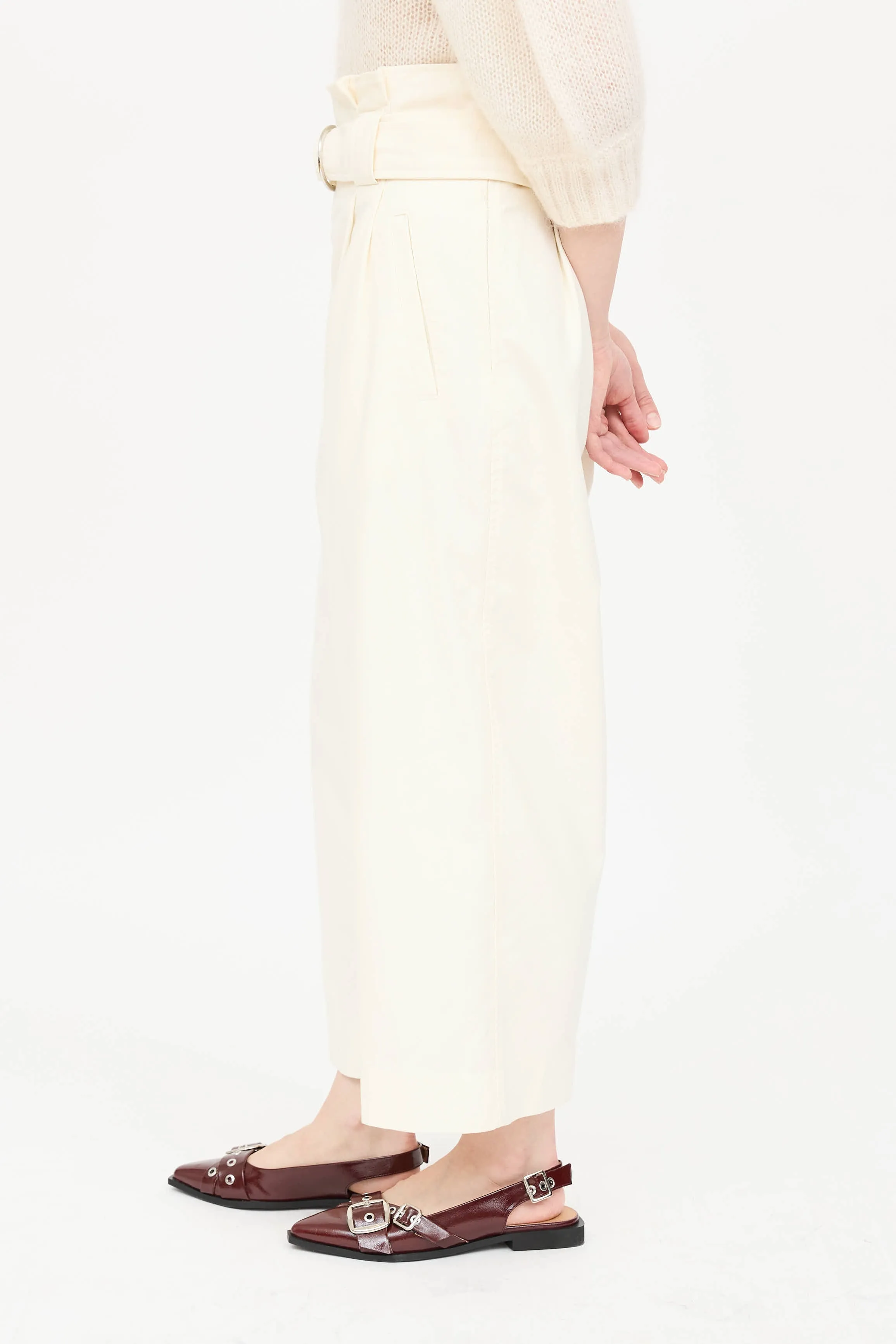 Paperbag Belted Pant sold by VSP Consignment product image thumbnail 2