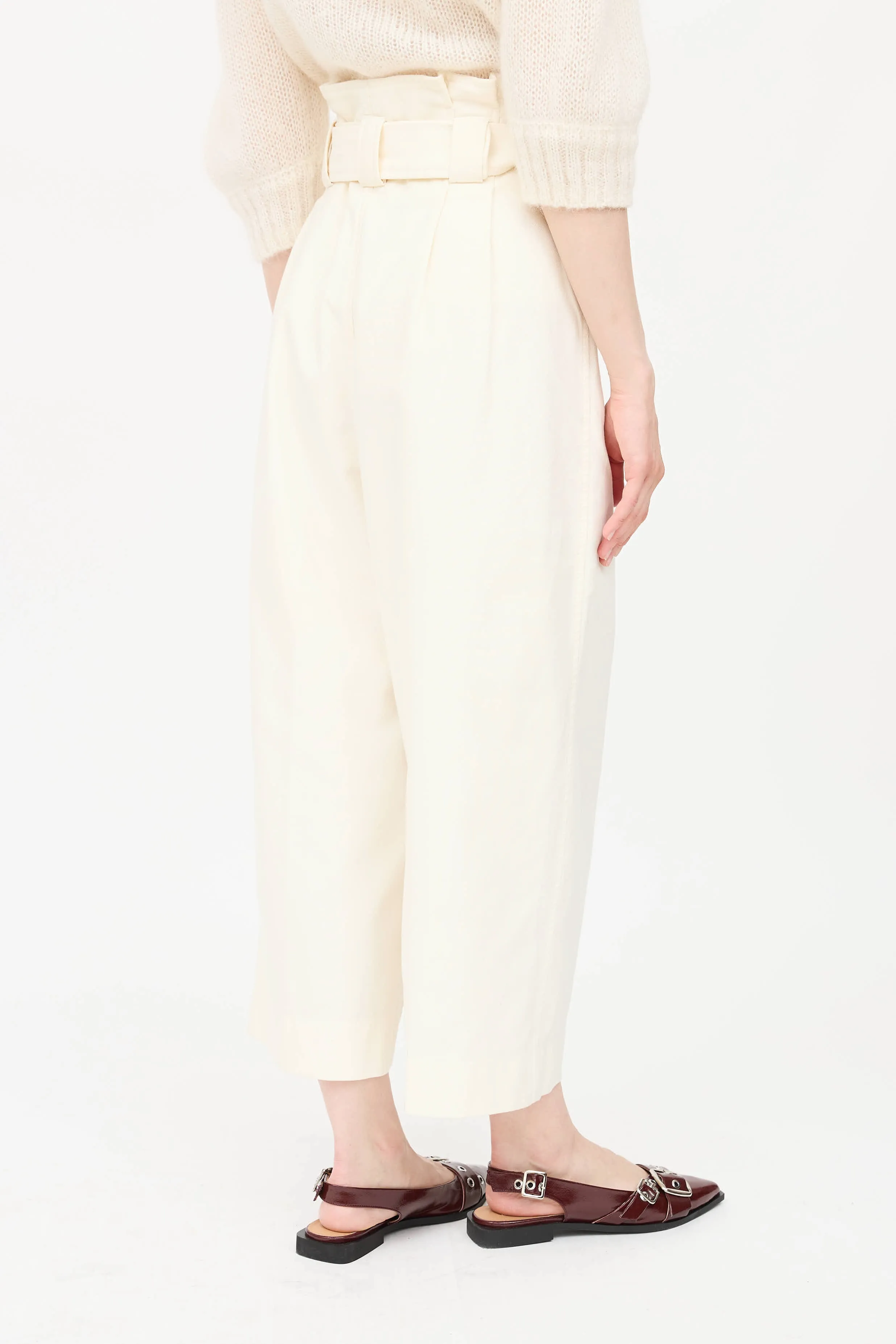 Paperbag Belted Pant sold by VSP Consignment product image thumbnail 3