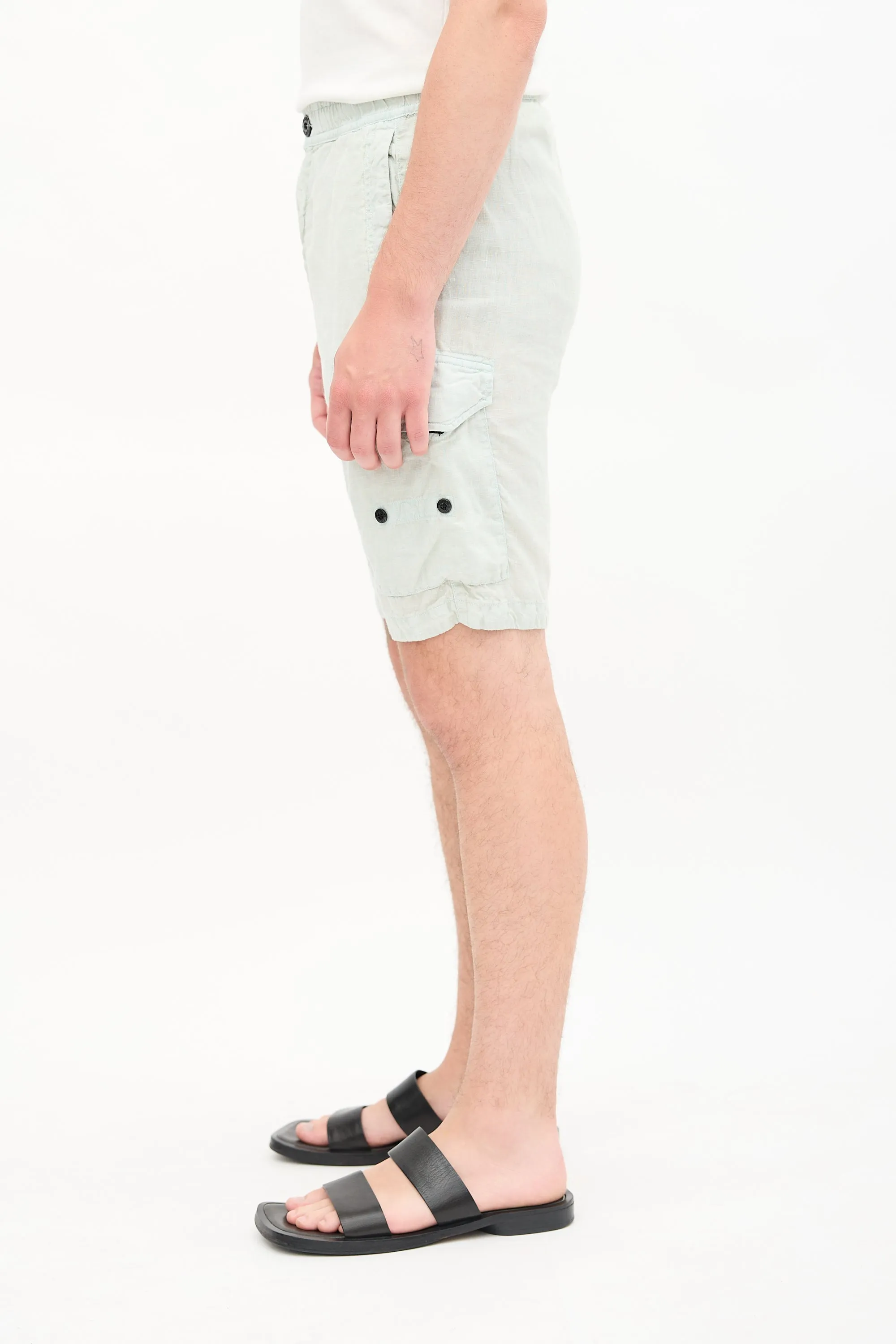 Linen Cargo Bermuda Shorts sold by VSP Consignment product image thumbnail 3