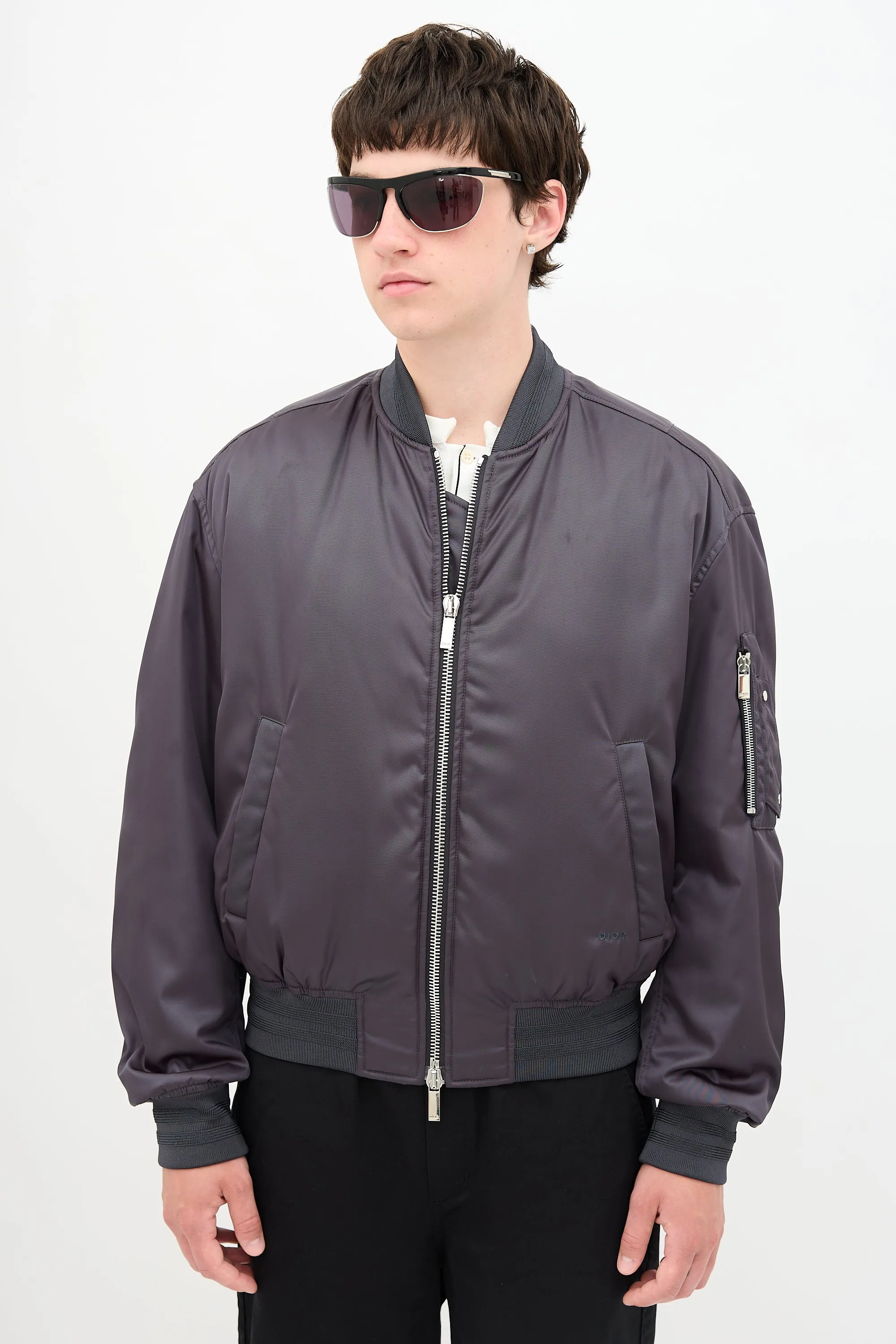 Patch Logo Bomber Jacket sold by VSP Consignment product image thumbnail 2