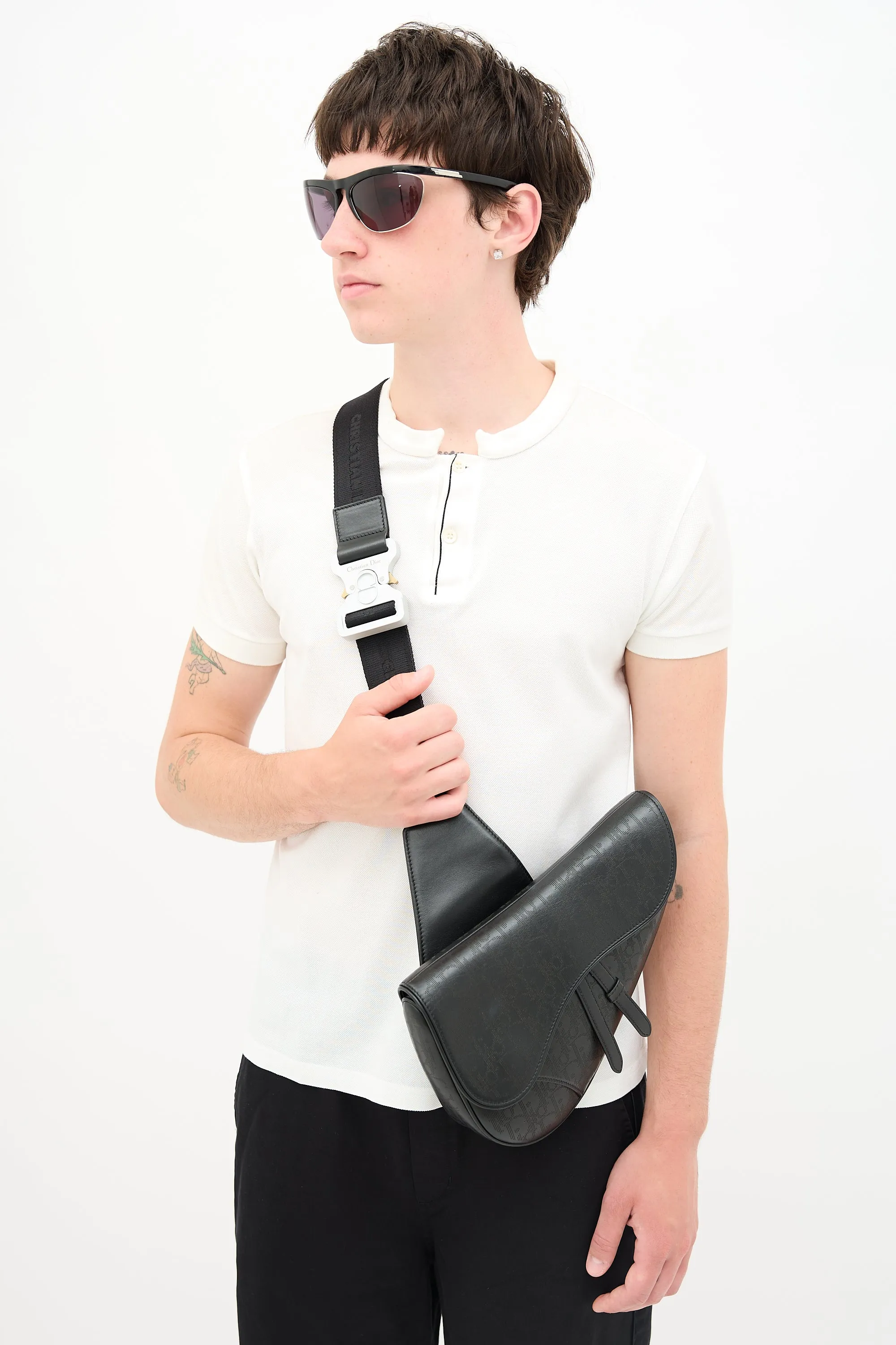 2021 Perforated Leather Saddle Bag sold by VSP Consignment product image thumbnail 2