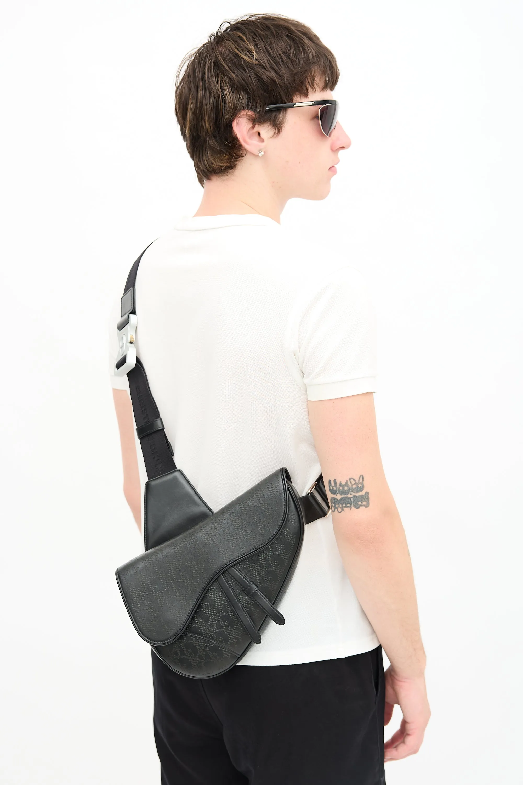 2021 Perforated Leather Saddle Bag sold by VSP Consignment product image thumbnail 4