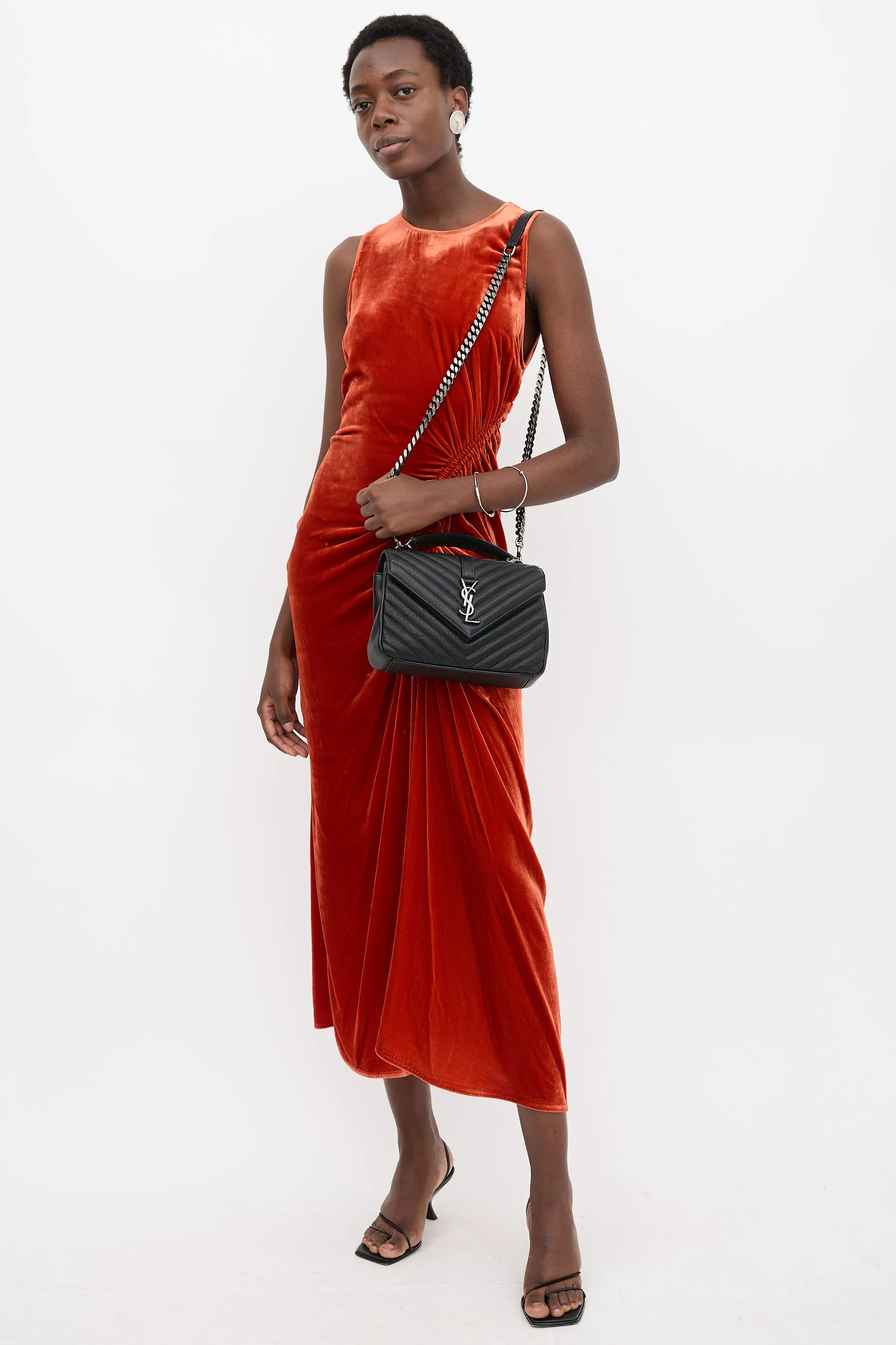 Leather College Bag sold by VSP Consignment product image thumbnail 3