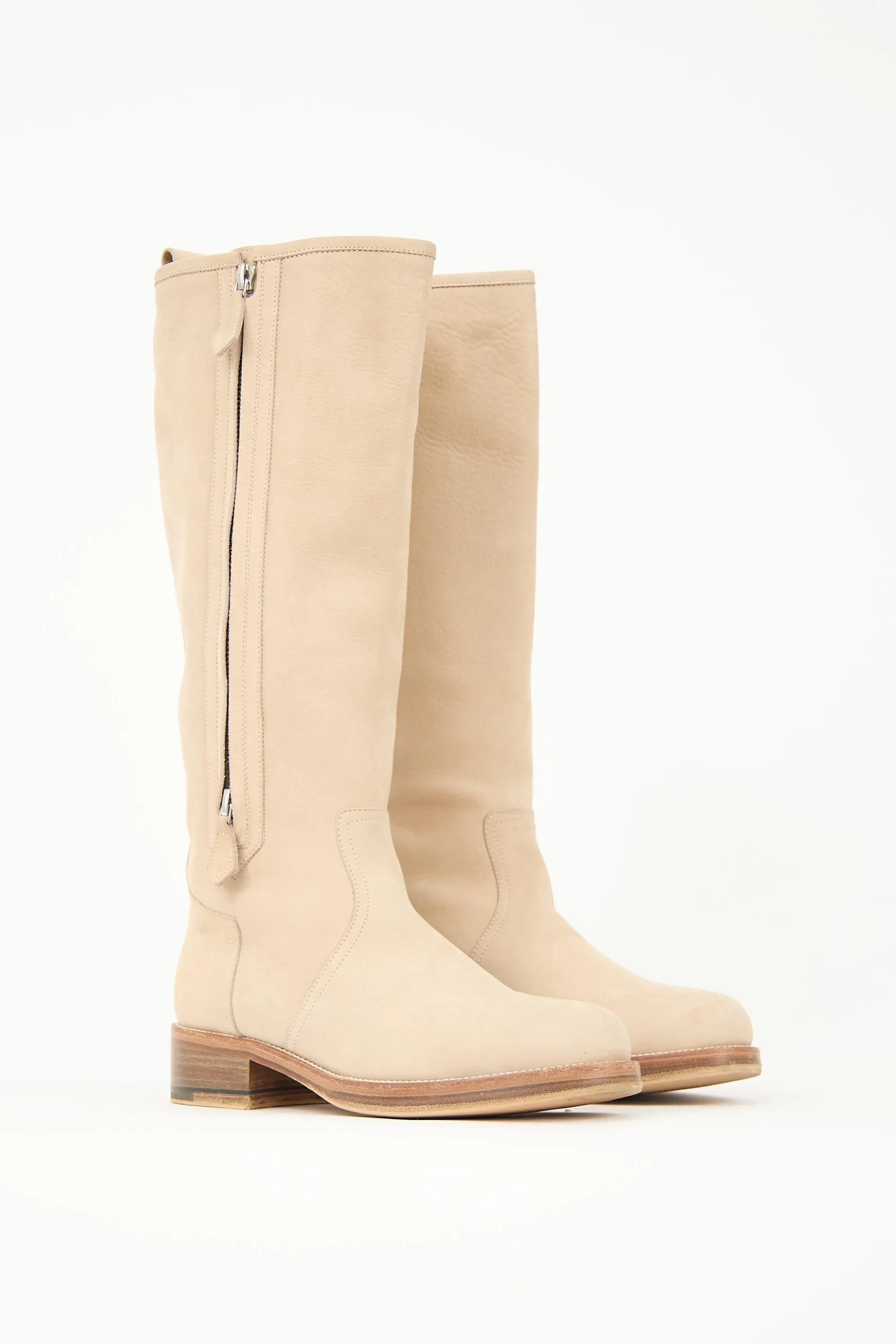 Suede Knee High Riding Boot sold by VSP Consignment product image thumbnail 2