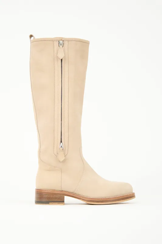 Suede Knee High Riding Boot sold by VSP Consignment