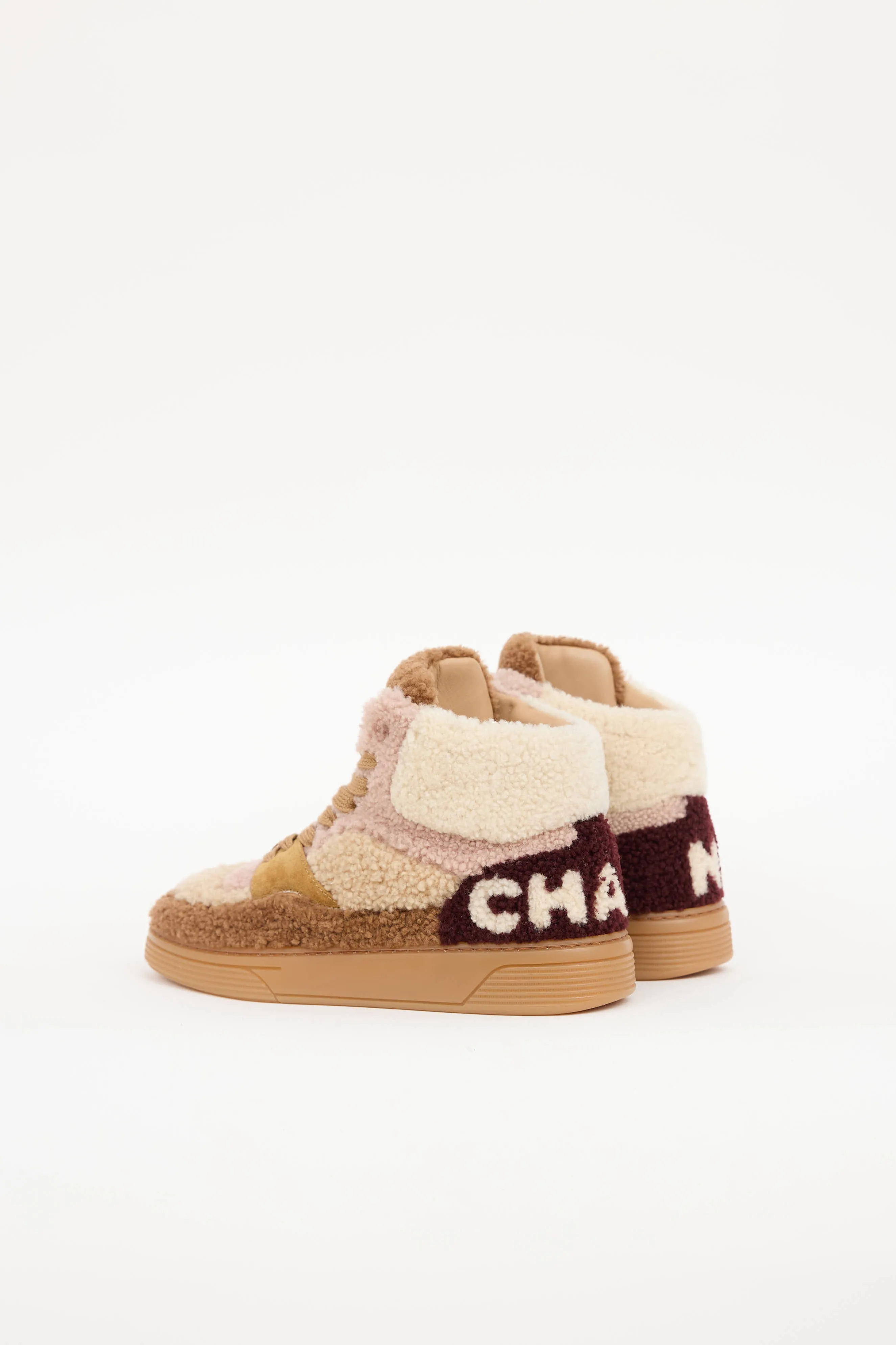 Shearling High Top Sneaker sold by VSP Consignment