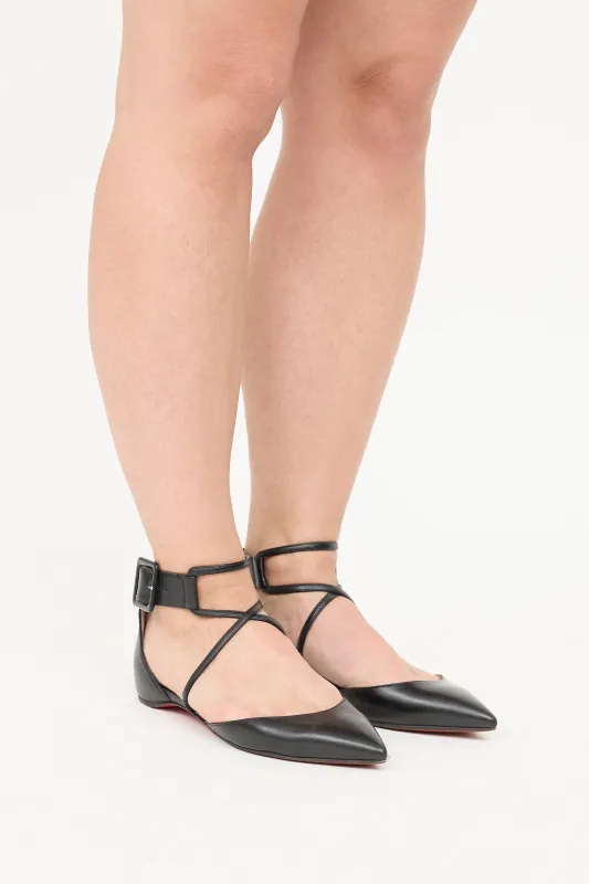 Leather Suzanna Flat made by Christian Louboutin