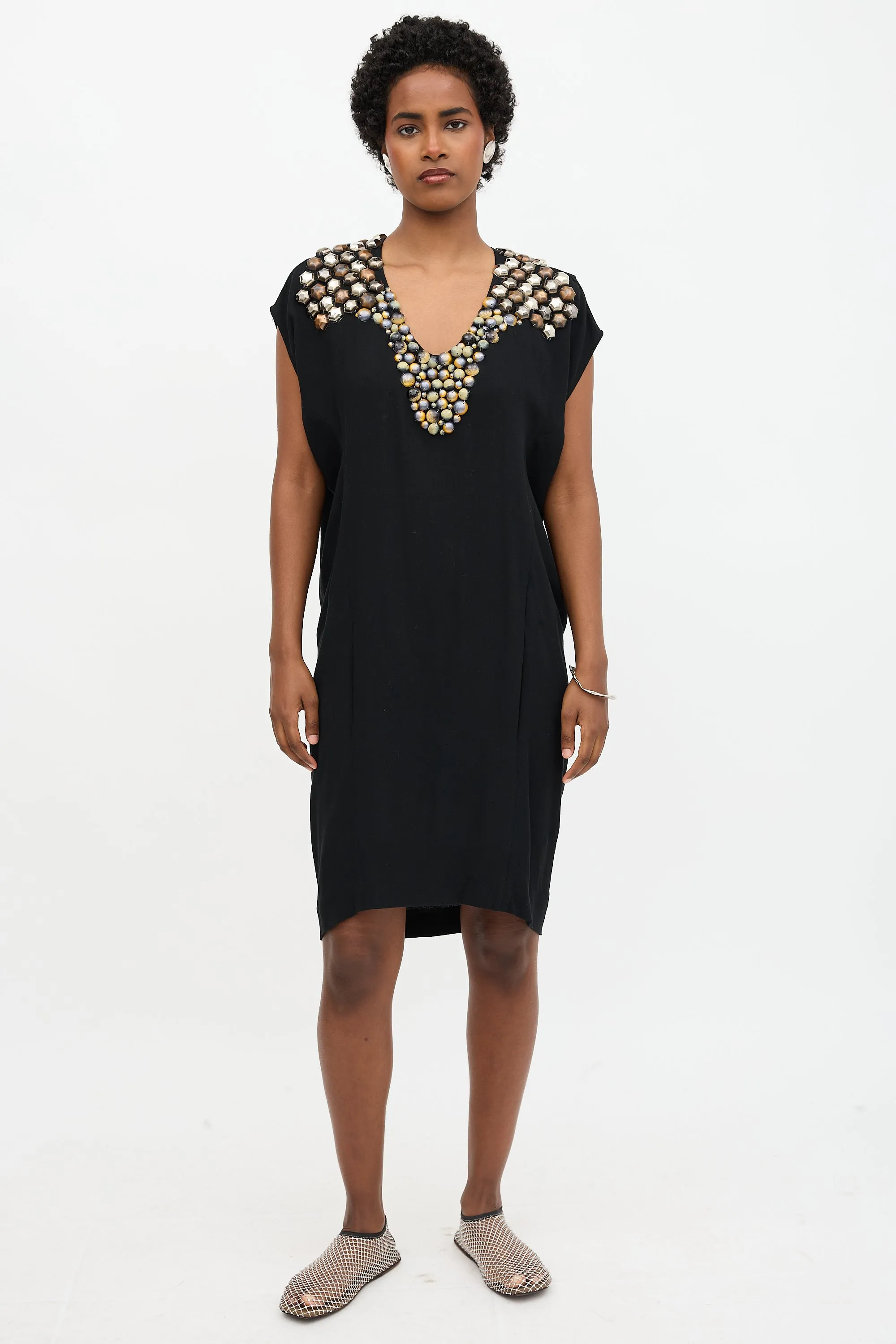Embellished Tunic Dress sold by VSP Consignment