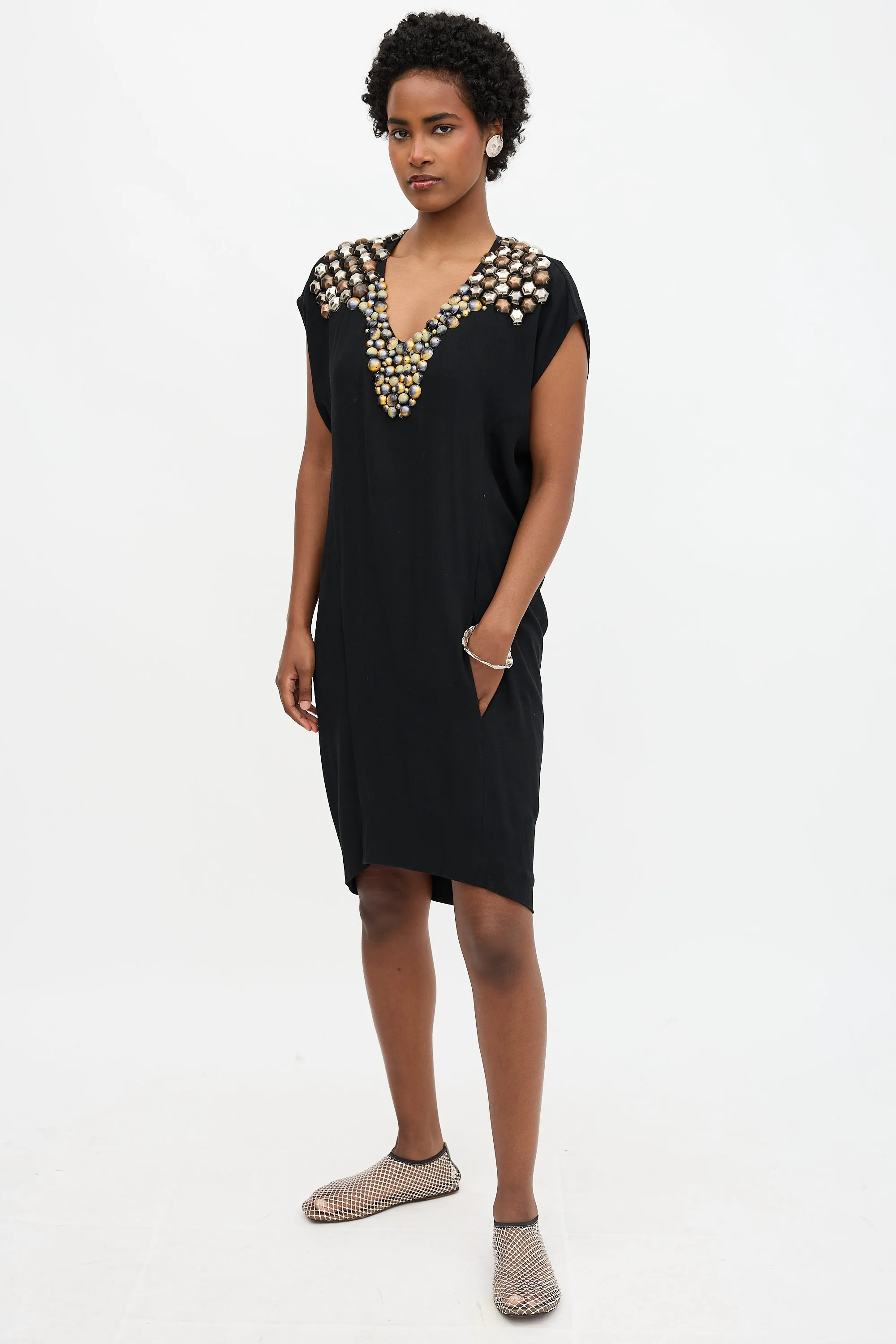 Embellished Tunic Dress sold by VSP Consignment product image thumbnail 4