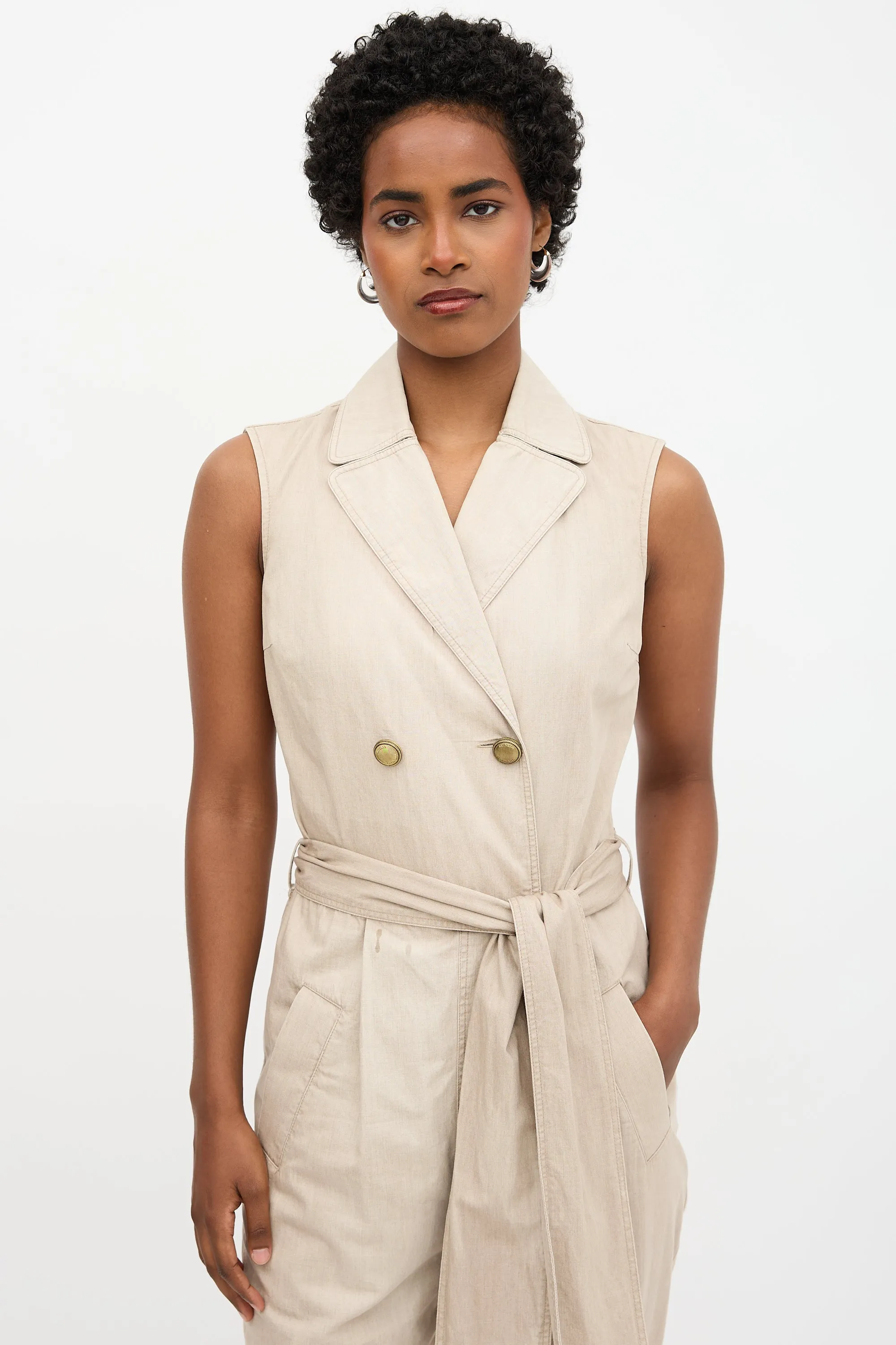 Double Breasted Jumpsuit sold by VSP Consignment product image thumbnail 2