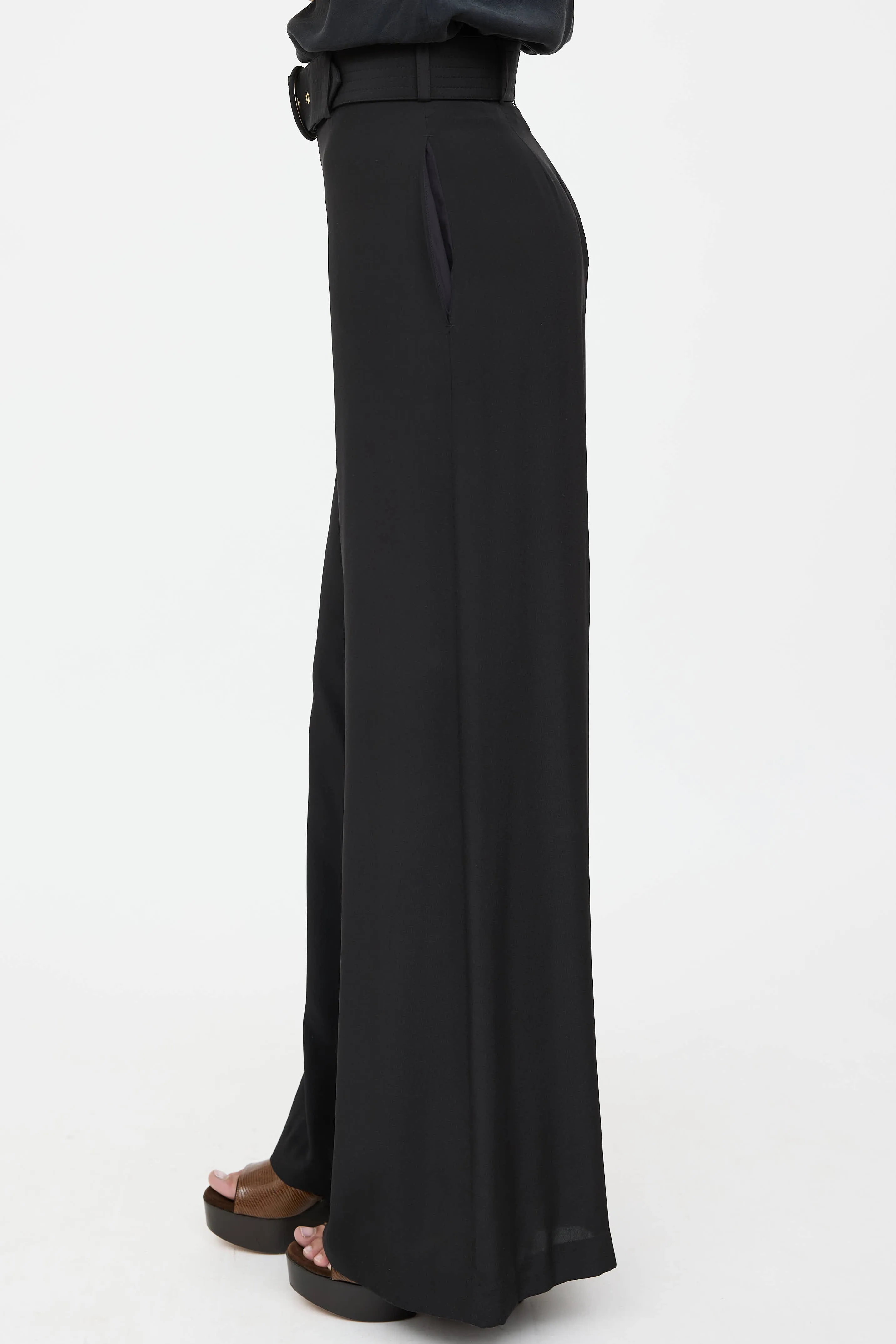 Silk Wide Leg Pant sold by VSP Consignment product image thumbnail 3