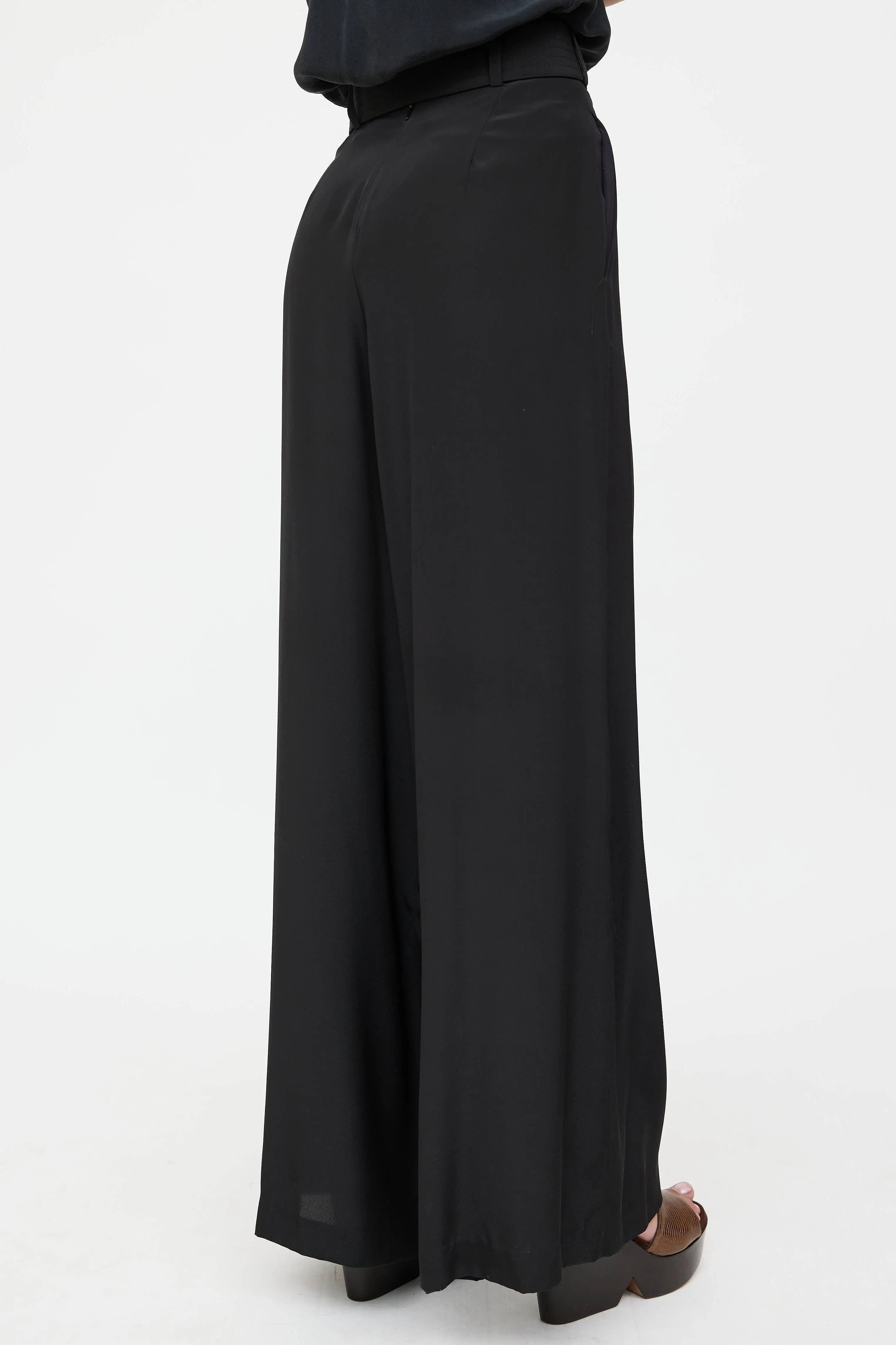 Silk Wide Leg Pant sold by VSP Consignment product image thumbnail 4