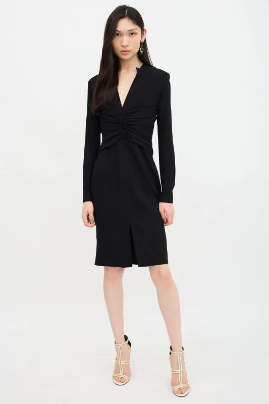 Ruched Long Sleeve Dress sold by VSP Consignment