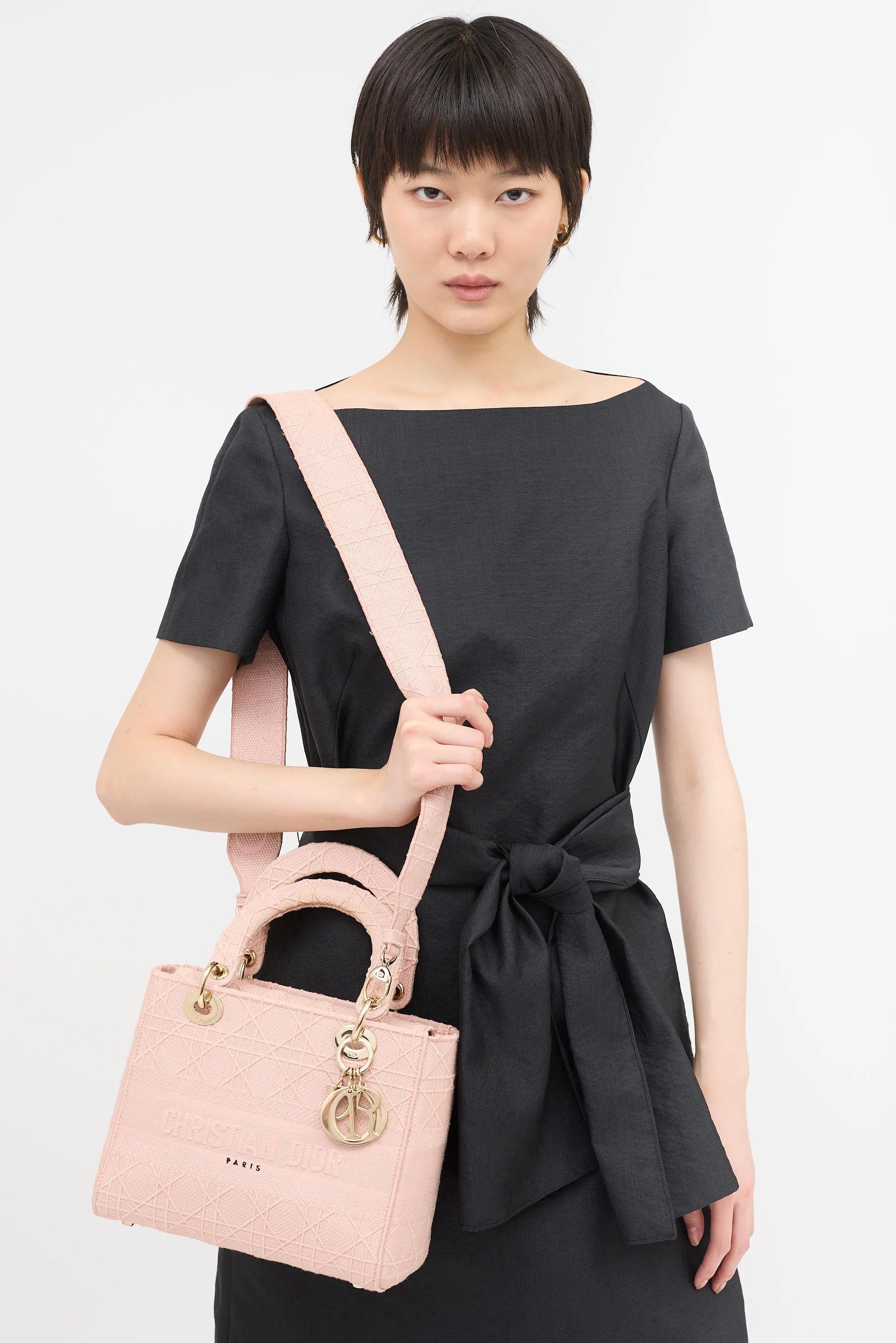 2020 Cannage Canvas Medium Lady D-Lite Bag sold by VSP Consignment product image thumbnail 5