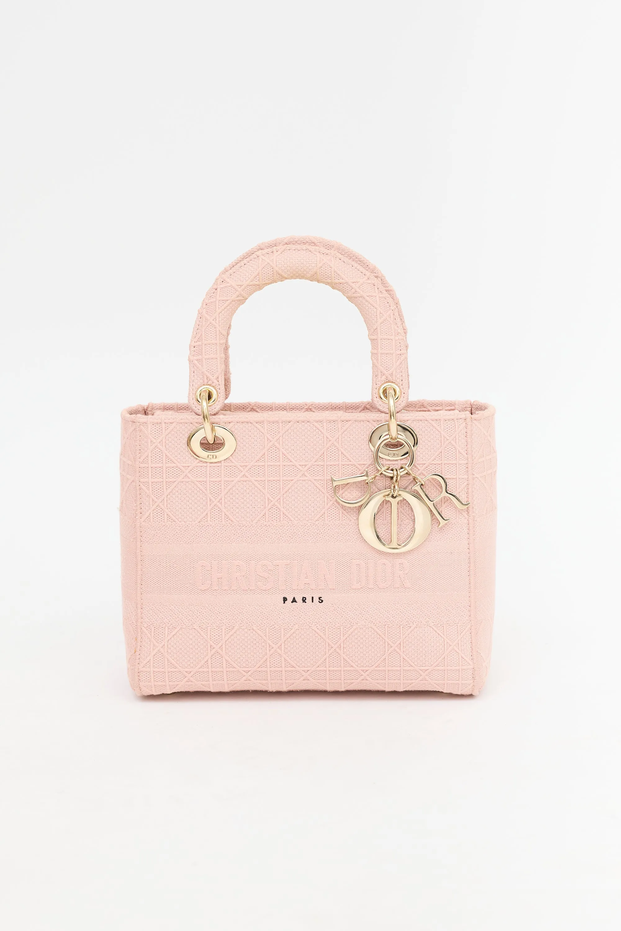 2020 Cannage Canvas Medium Lady D-Lite Bag sold by VSP Consignment product image thumbnail 2