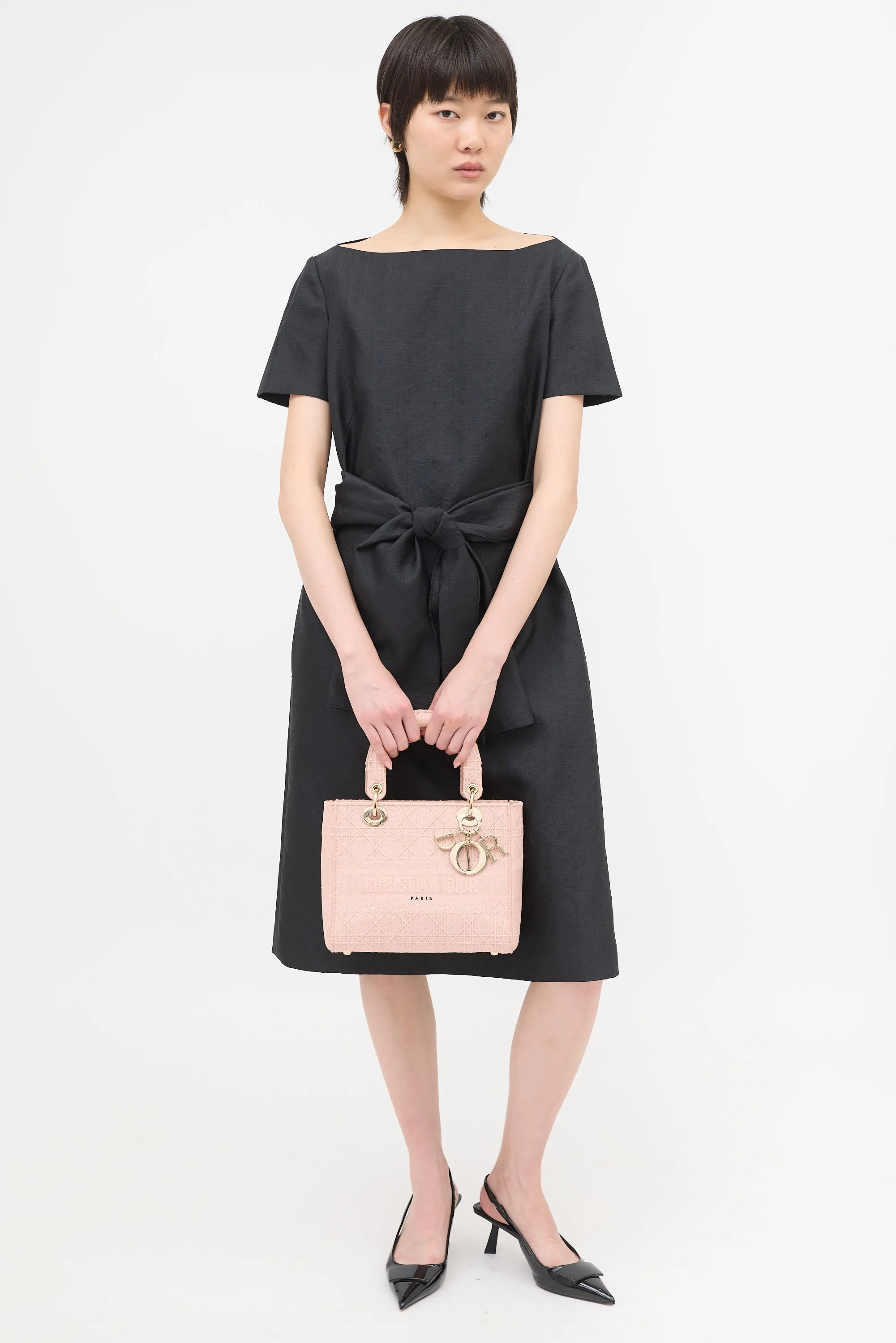 2020 Cannage Canvas Medium Lady D-Lite Bag sold by VSP Consignment product image thumbnail 3