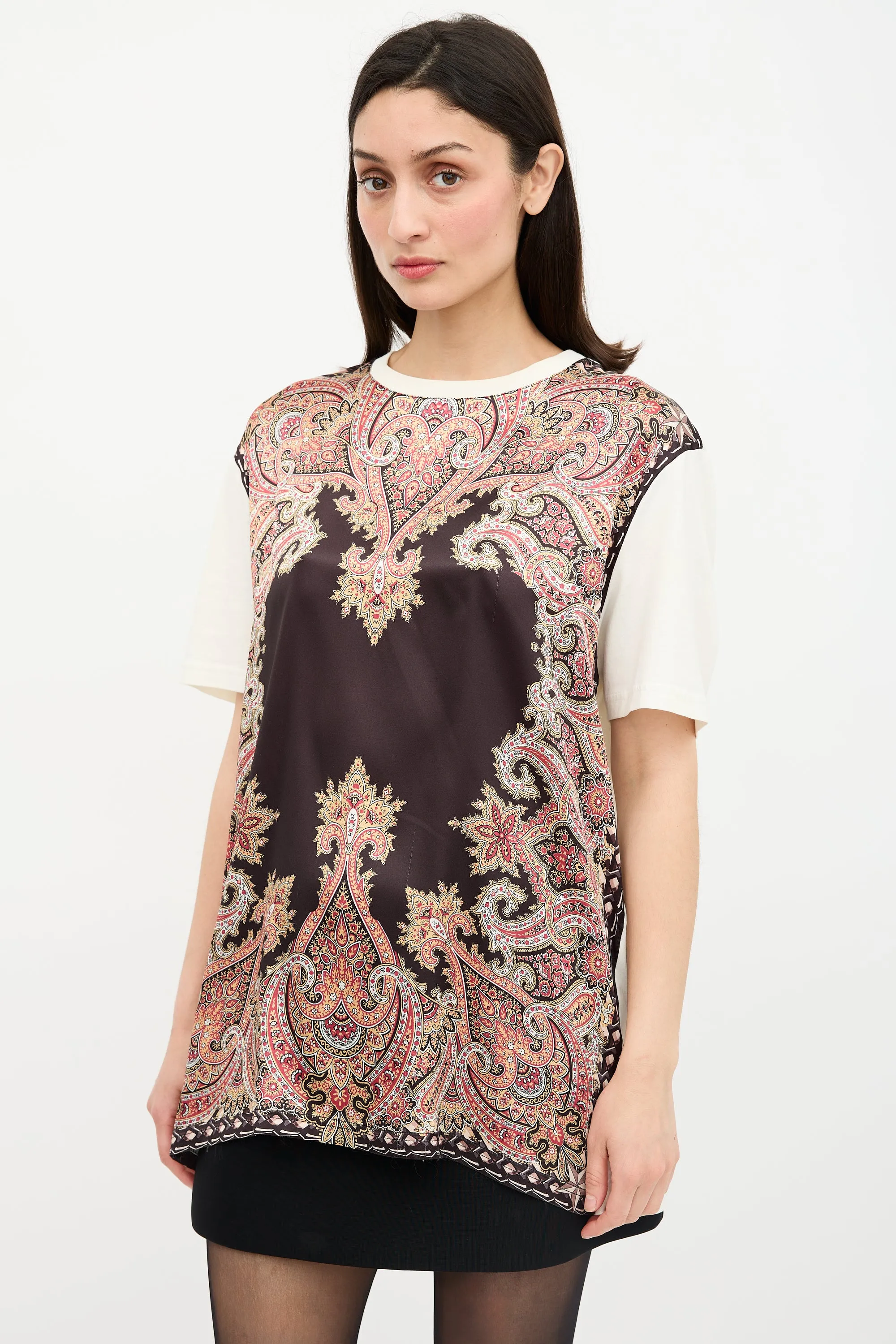 Printed Panel T-Shirt sold by VSP Consignment product image thumbnail 3