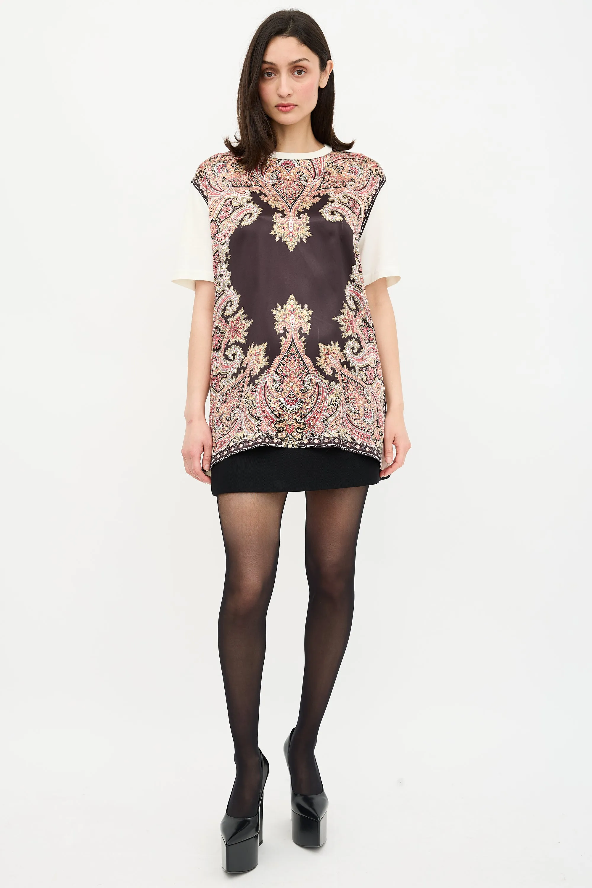 Printed Panel T-Shirt sold by VSP Consignment product image thumbnail 2
