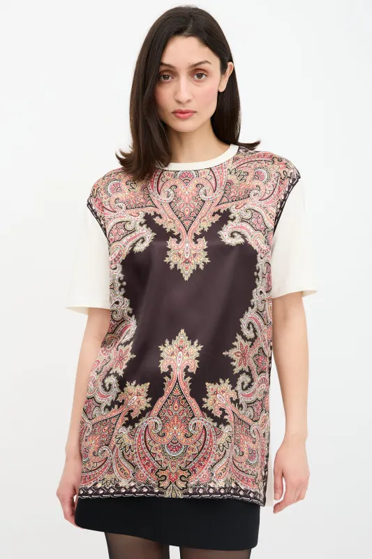 Printed Panel T-Shirt made by Givenchy