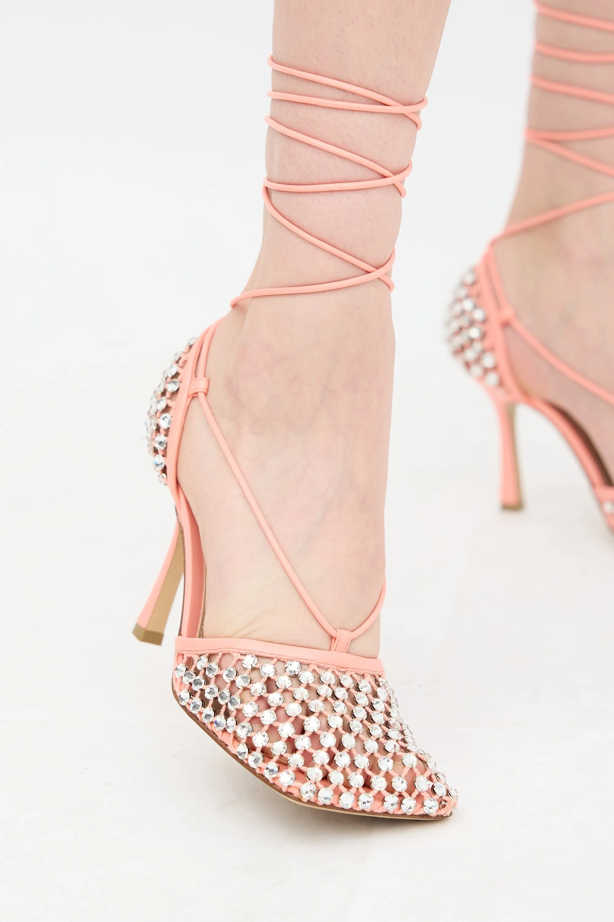 Woven Stretch Crystal Web Sandal sold by VSP Consignment product image thumbnail 2