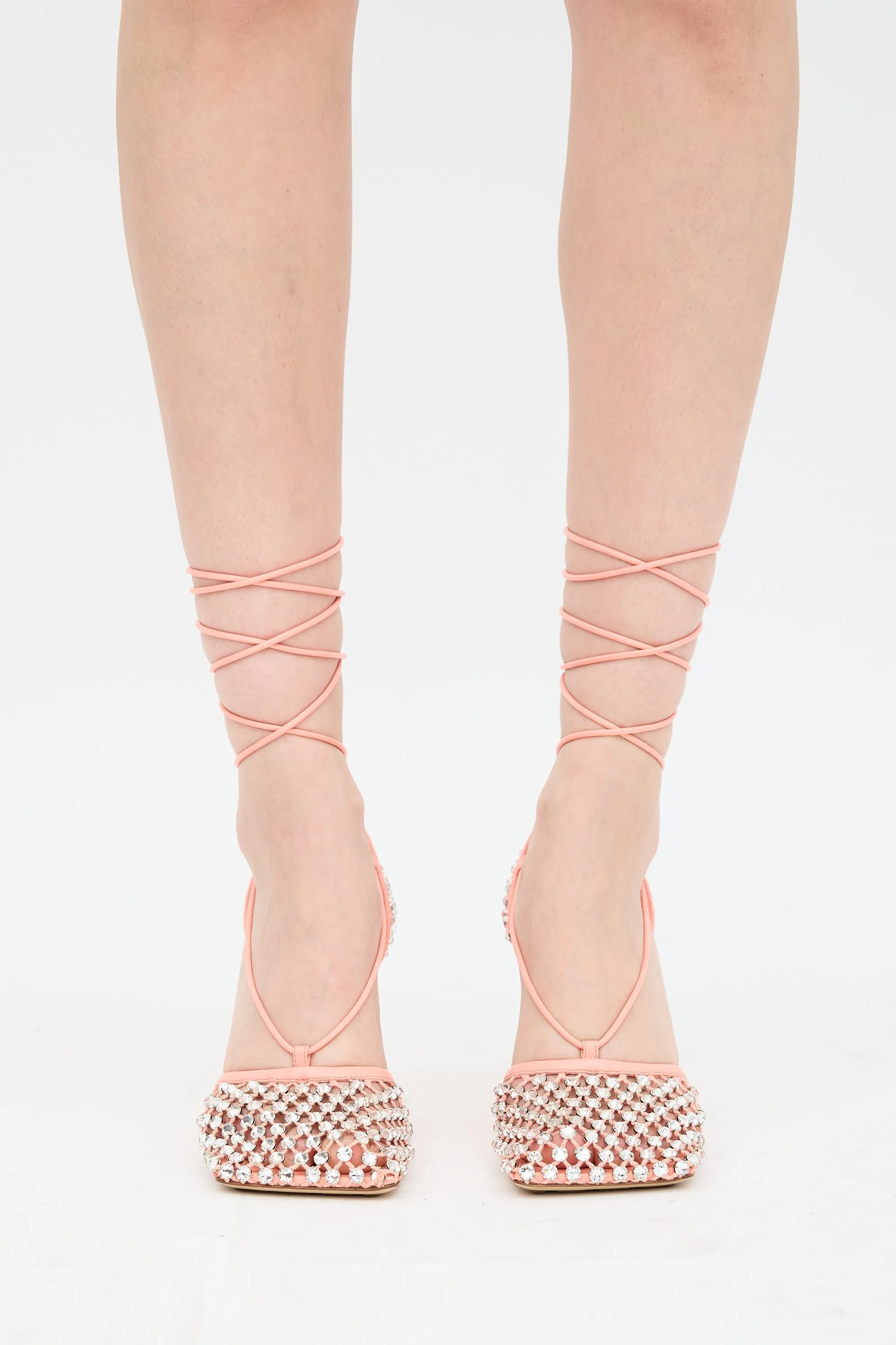 Woven Stretch Crystal Web Sandal sold by VSP Consignment product image thumbnail 3