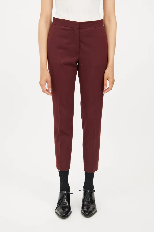 Slim Crop Pleated Trouser sold by VSP Consignment