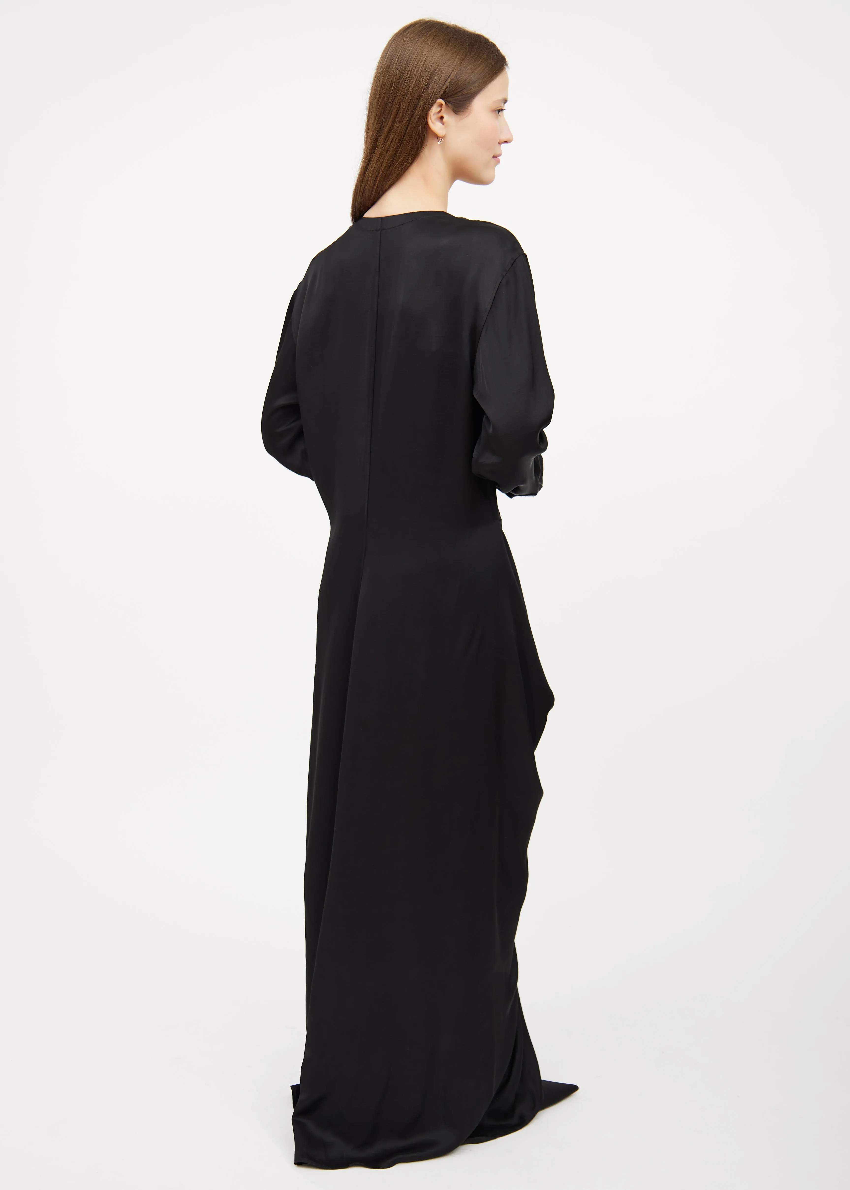 Satin Gathered Dress sold by VSP Consignment product image thumbnail 5