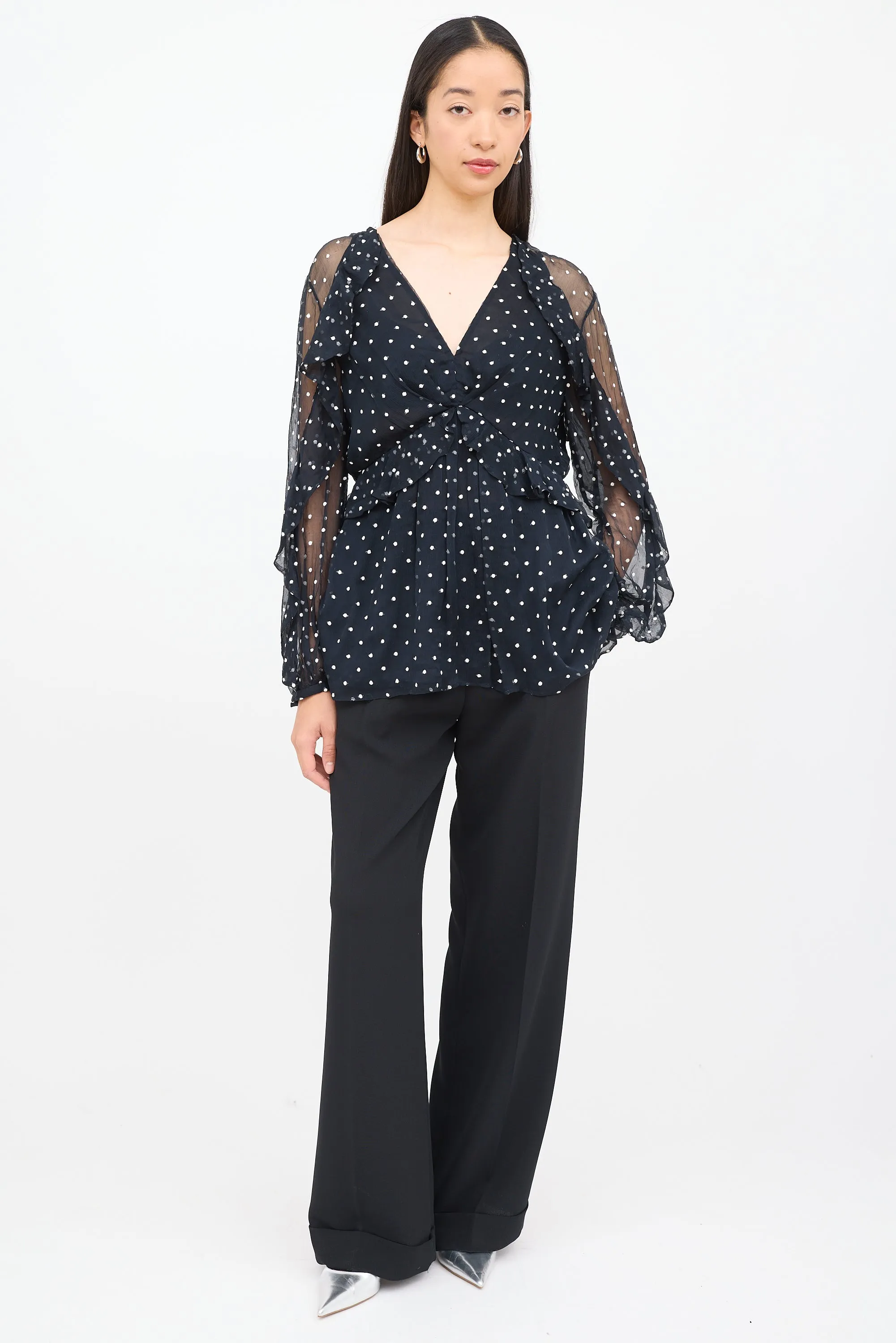 Polka Dot Top sold by VSP Consignment product image thumbnail 2