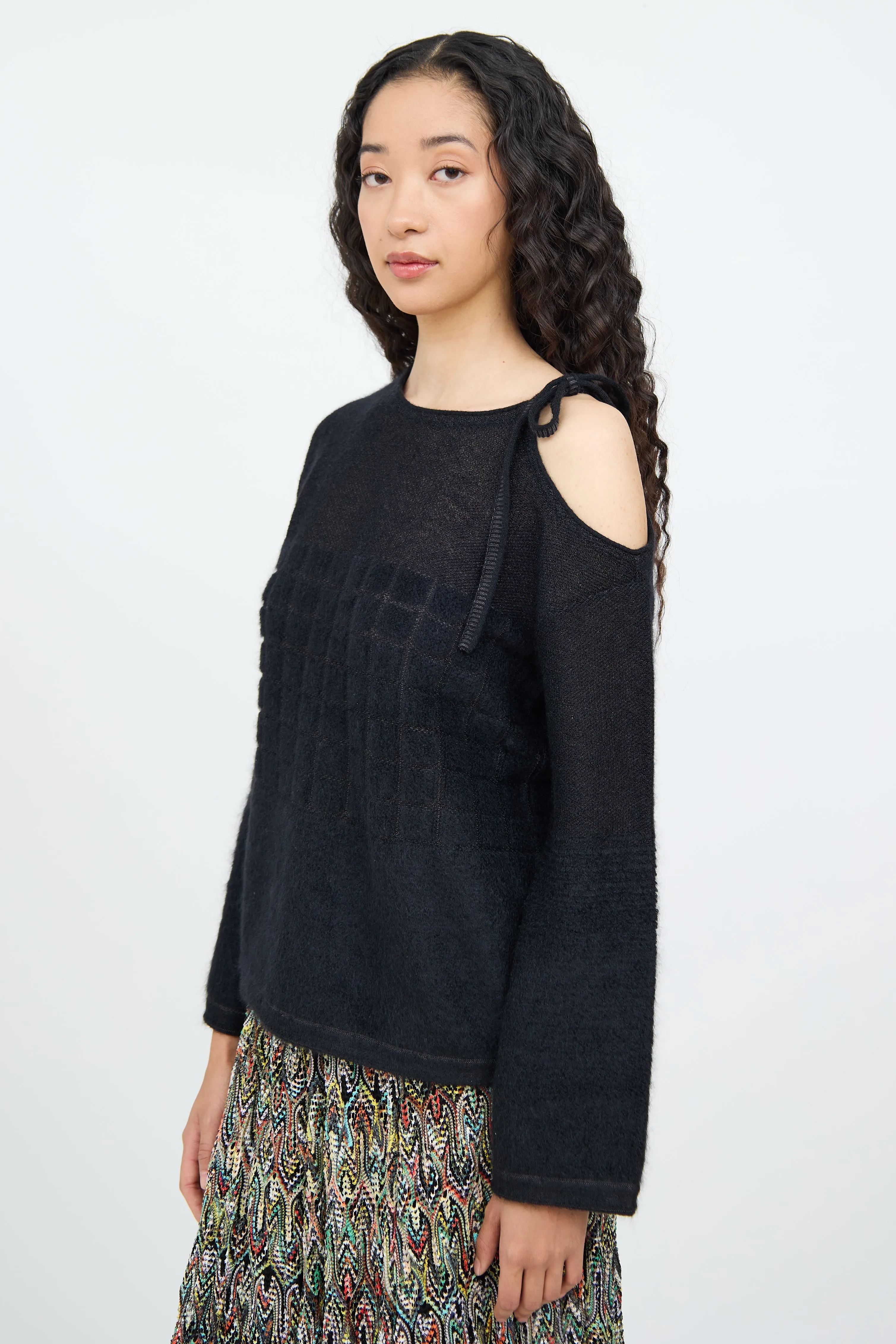 Knit Cold Shoulder Top sold by VSP Consignment product image thumbnail 3