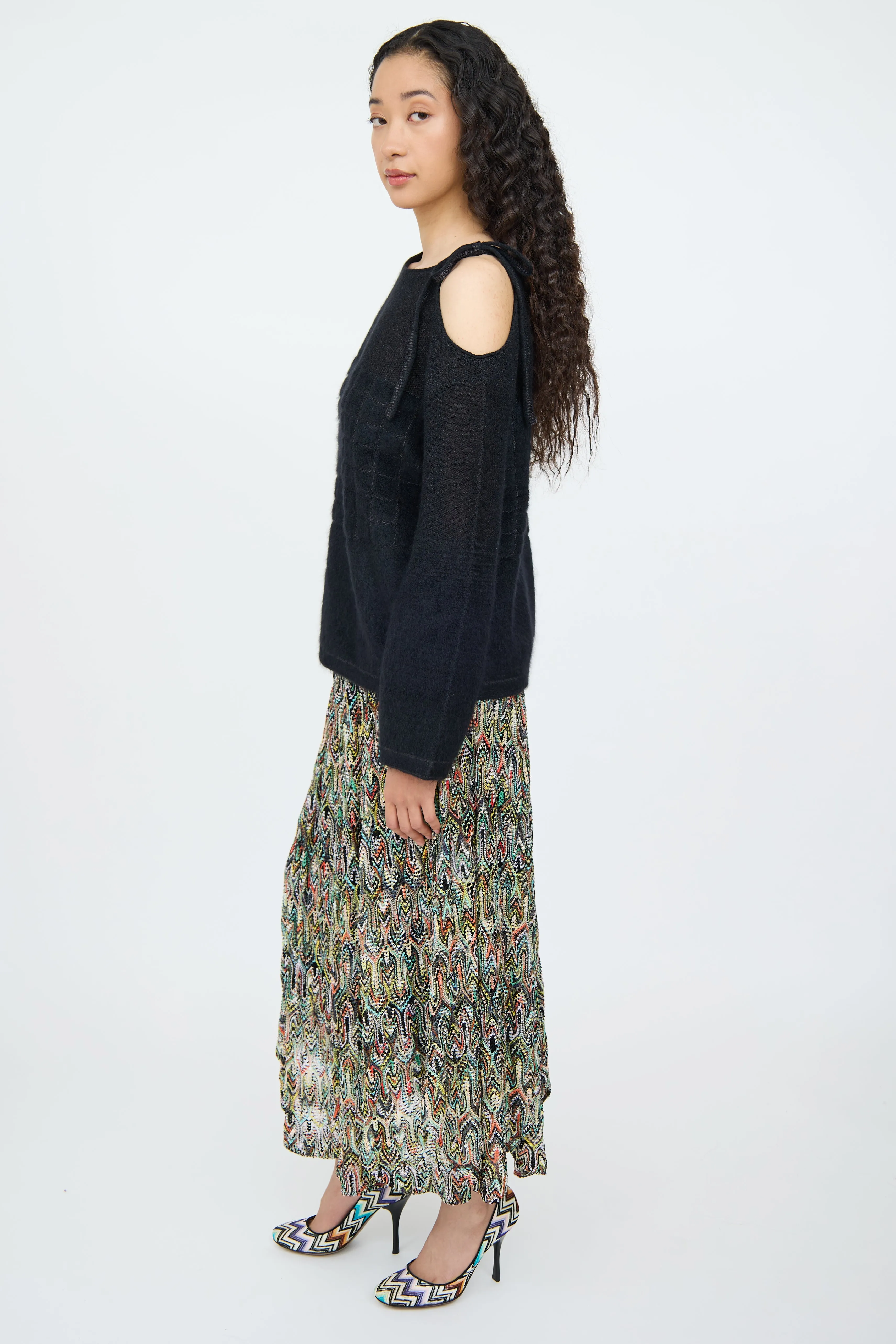 Knit Cold Shoulder Top sold by VSP Consignment product image thumbnail 5