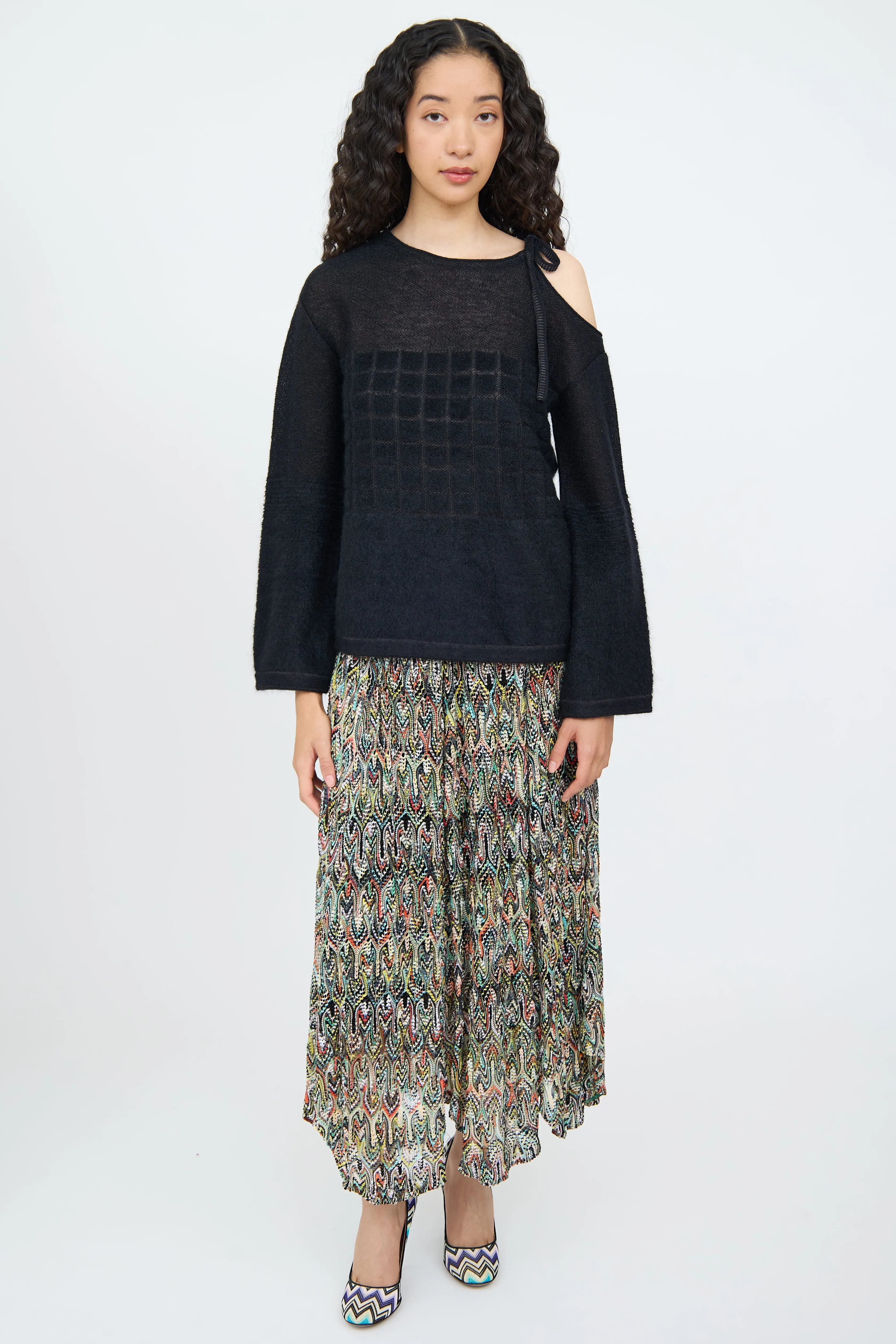 Knit Cold Shoulder Top sold by VSP Consignment product image thumbnail 2