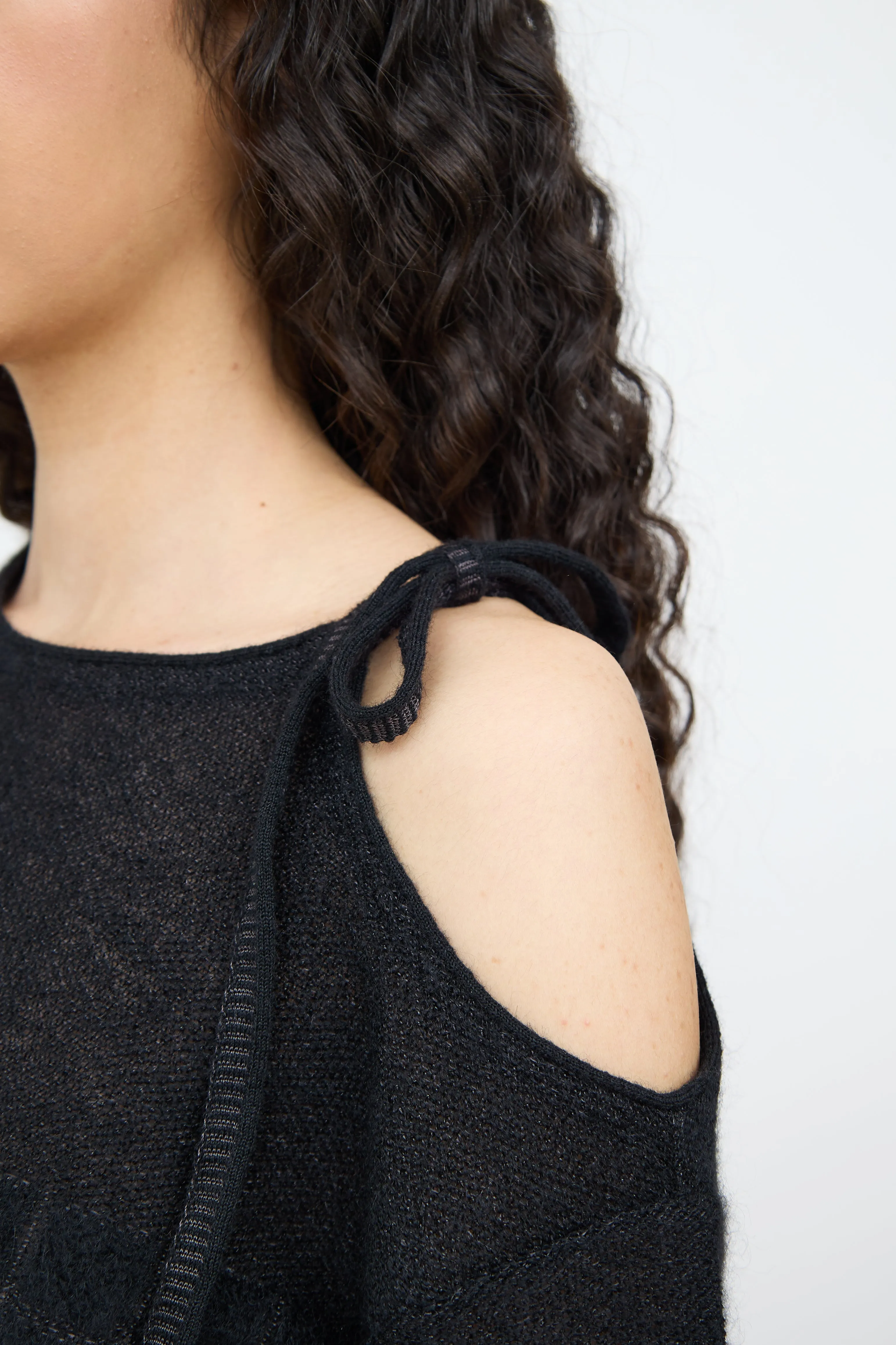 Knit Cold Shoulder Top sold by VSP Consignment product image thumbnail 4