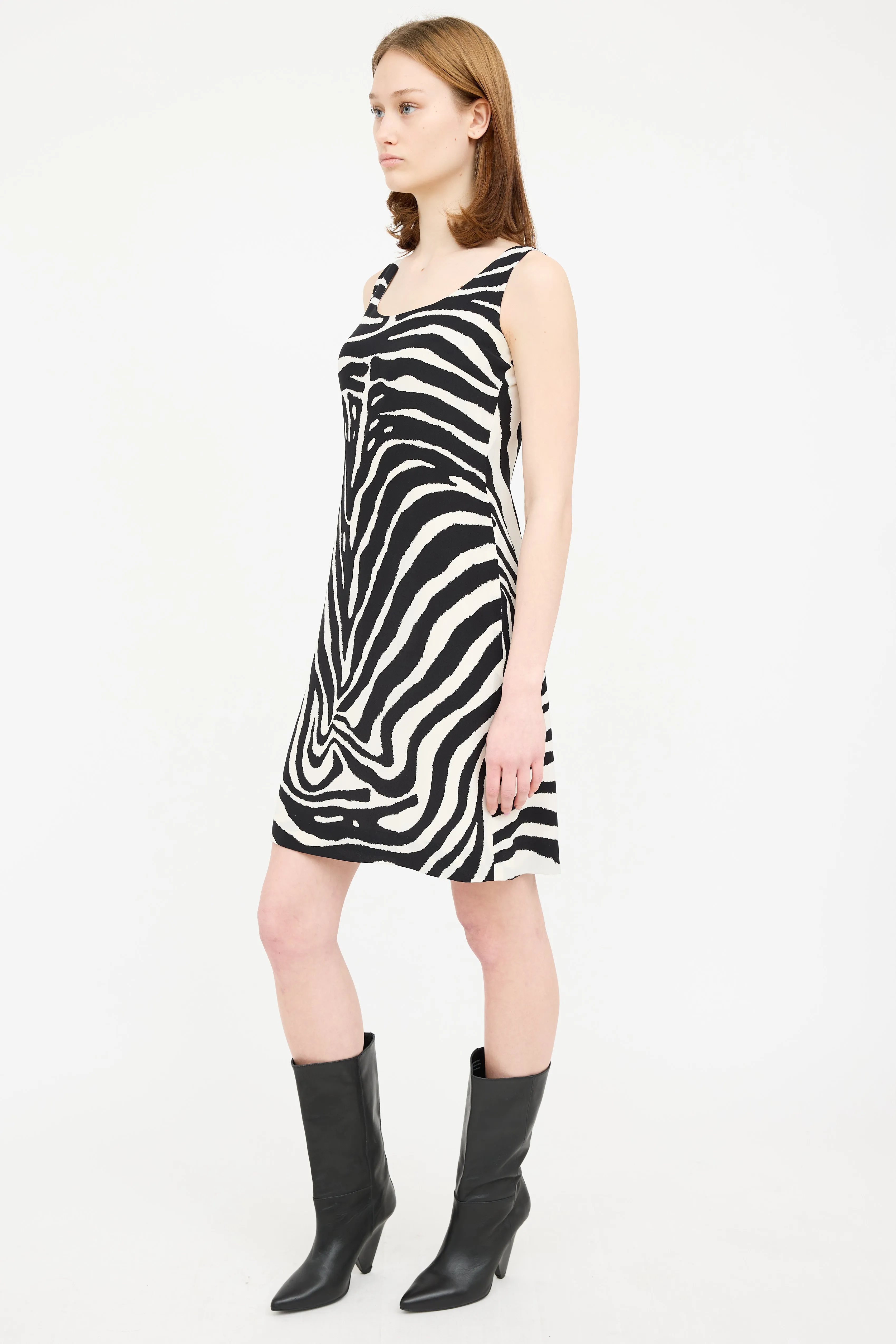 Print Shift Dress sold by VSP Consignment product image thumbnail 3