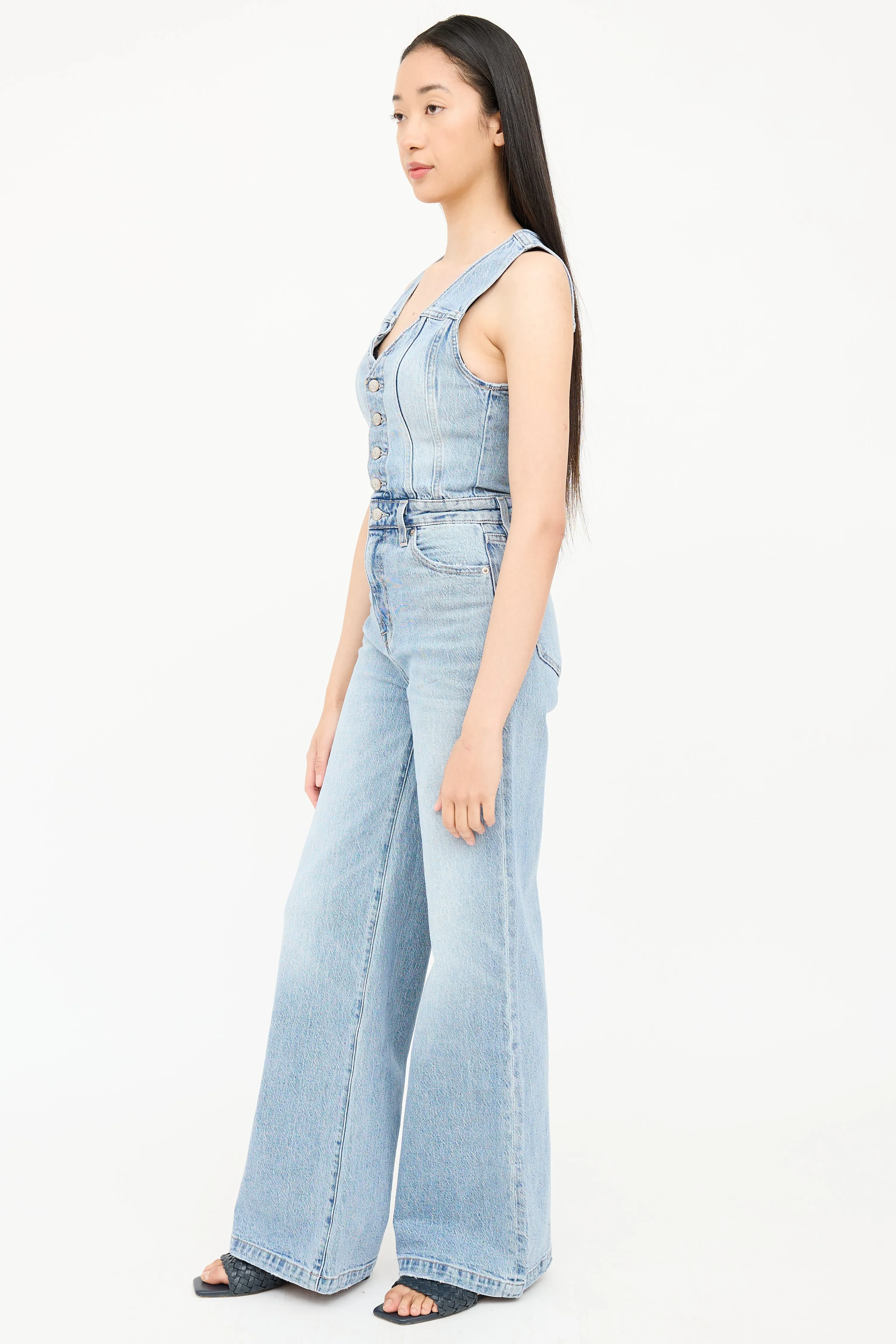 Denim Jumpsuit sold by VSP Consignment product image thumbnail 4