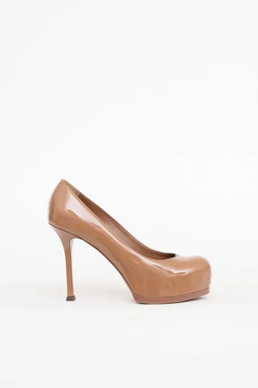 Patent Leather Tribtoo Platform Pump sold by VSP Consignment